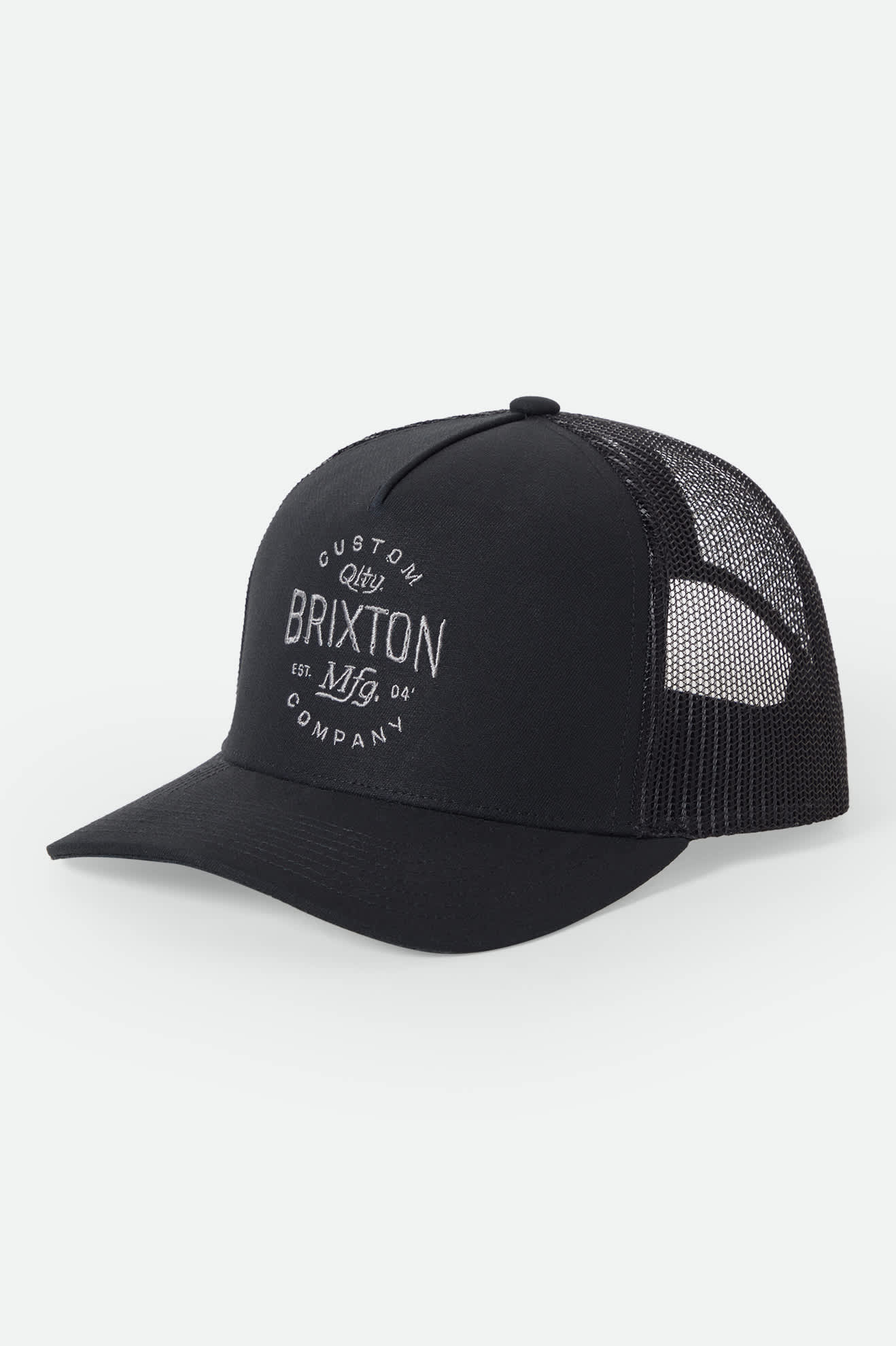 brixton-fremont-netplus-trucker-cap-black-black-mesh image 1