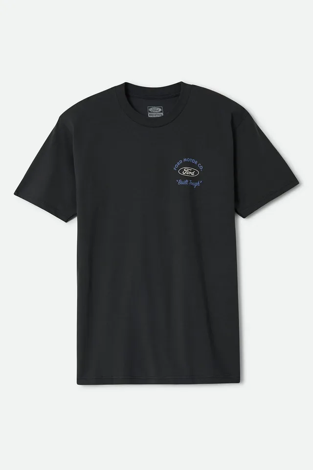 brixton-ford-built-tough-4x4-t-shirt-burnt-rubber-baumwolle image 1
