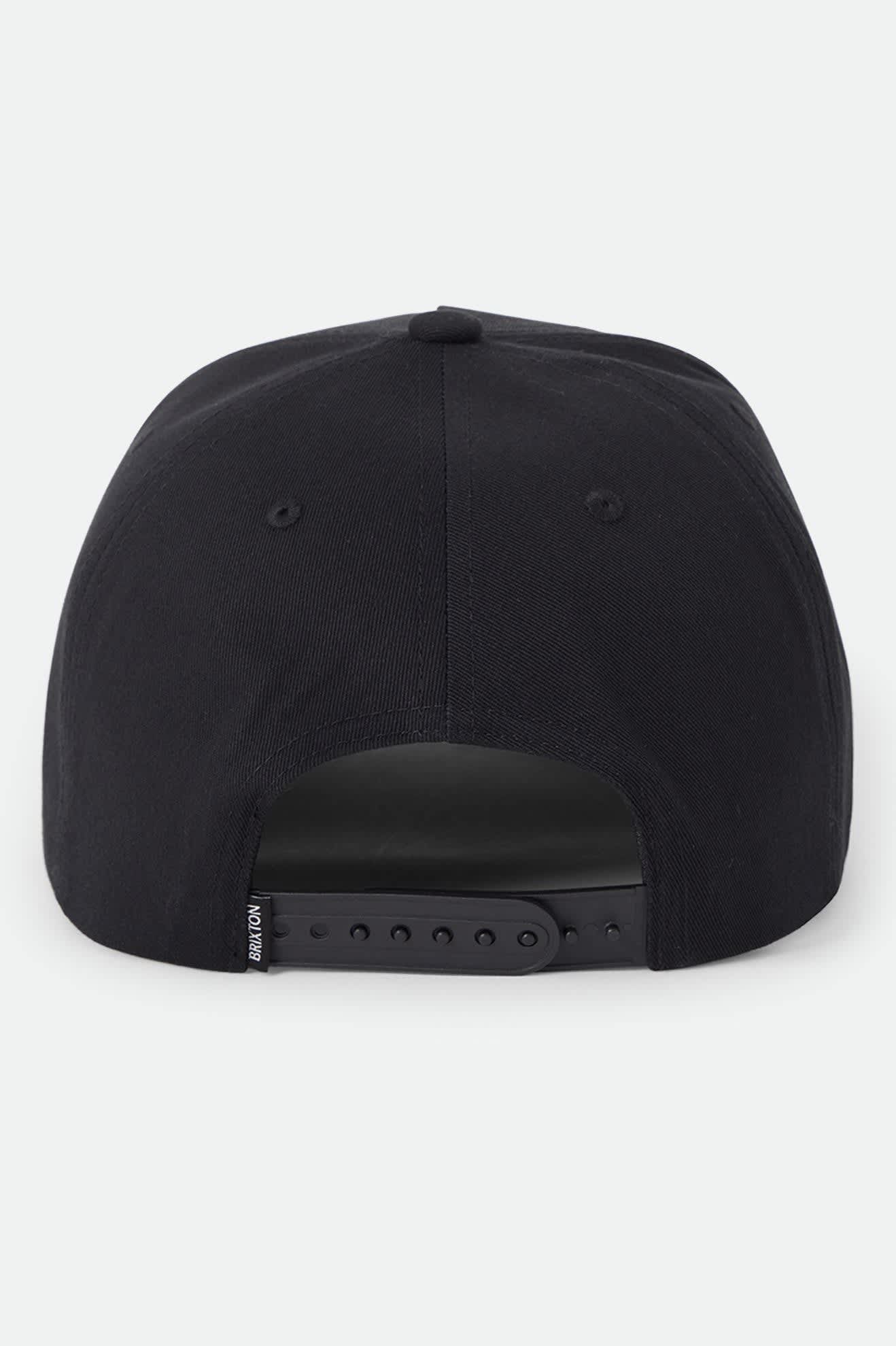 brixton-stratton-snapback-cap-schwarz image 2