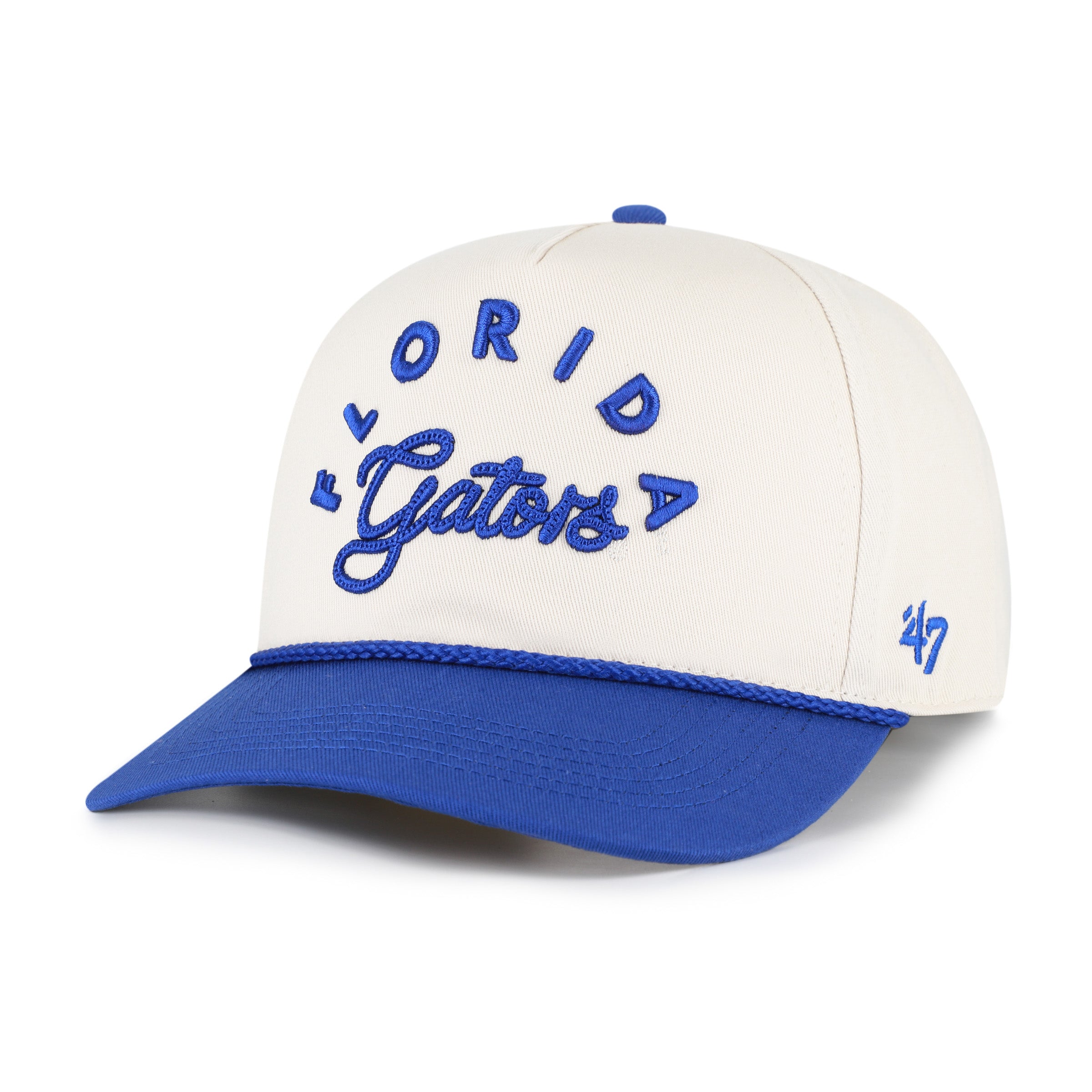 47-hitch-florida-gators-rope-script-cap-natural-relaxed-fit image 1