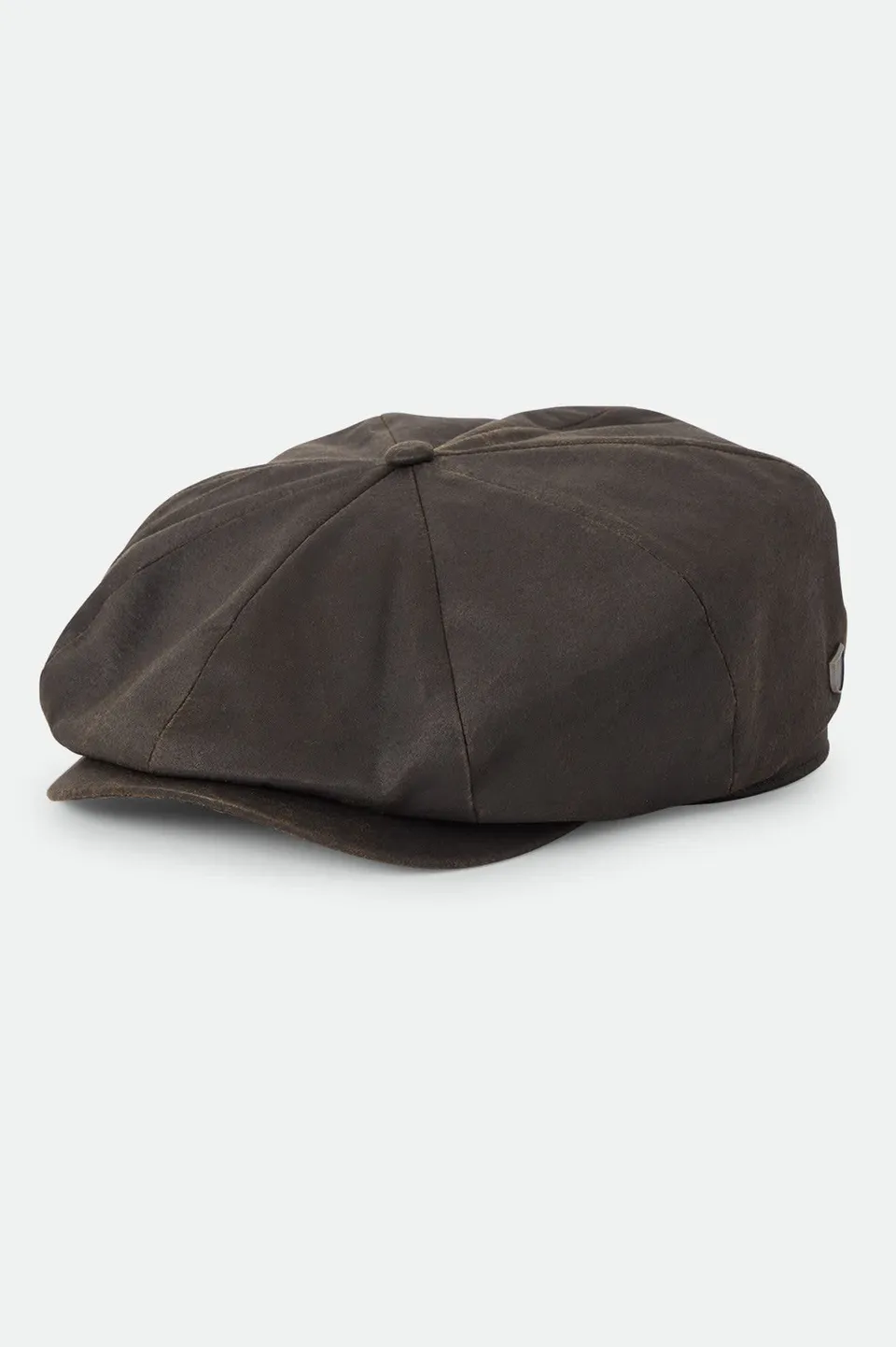 brixton-brood-baggy-flannel-snap-cap-braun-kunstleder image 1