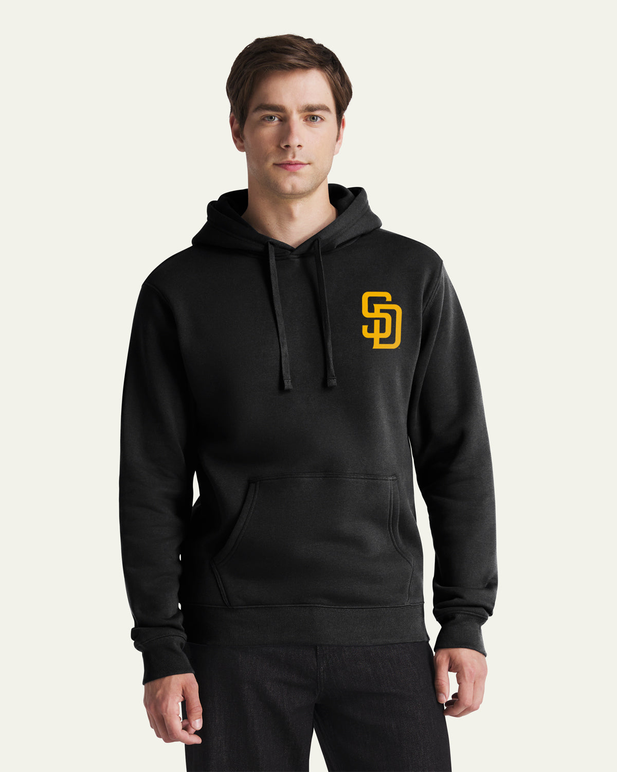 47-brand-san-diego-padres-game-mark-hoodie-herren-schwarz-fleece image 2