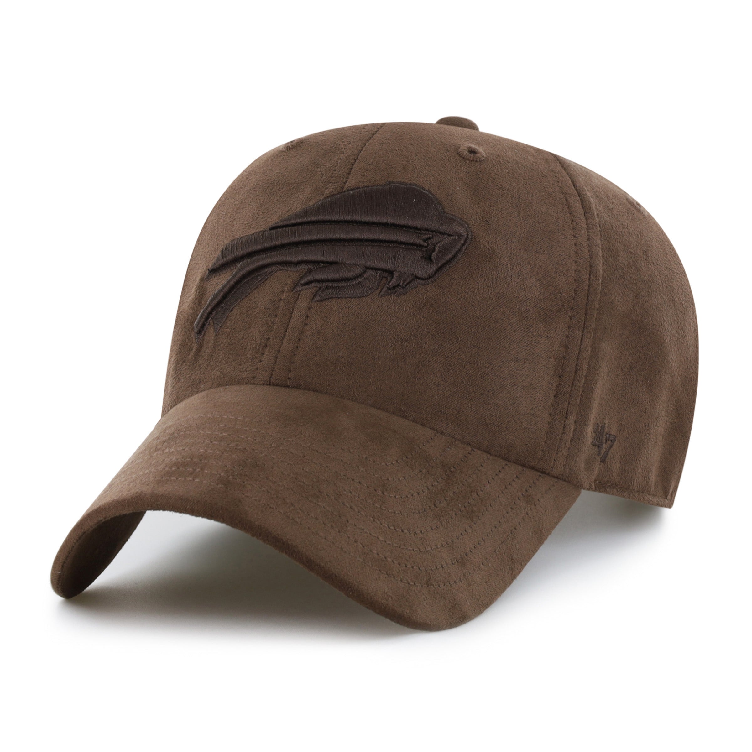 47-brand-clean-up-buffalo-bills-cap-brown-osf-suede image 1
