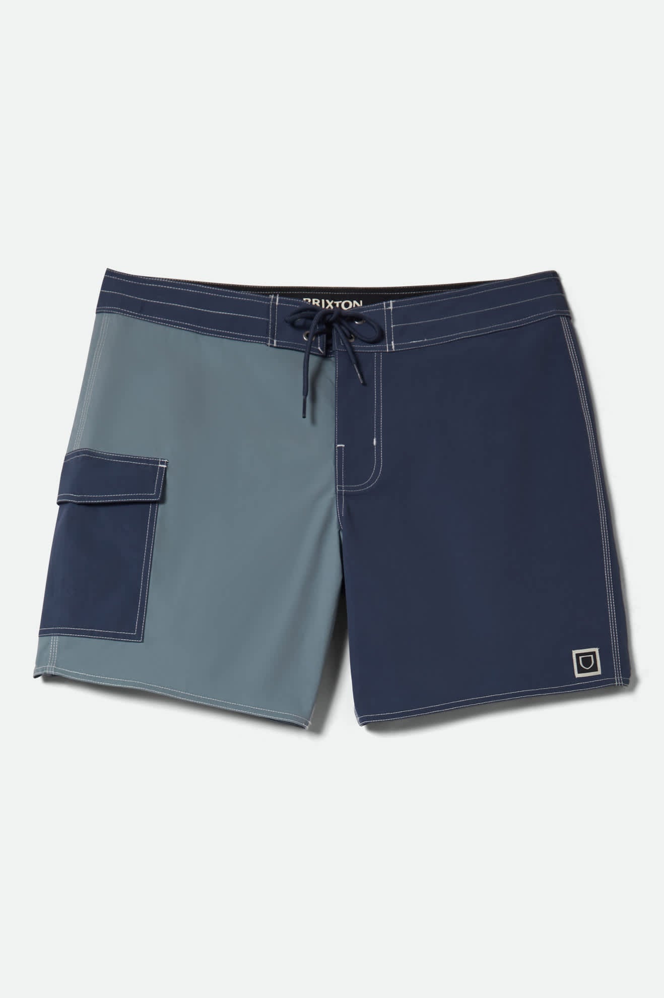 brixton-classic-trunk-17-boardshorts-washed-navy-trooper image 1