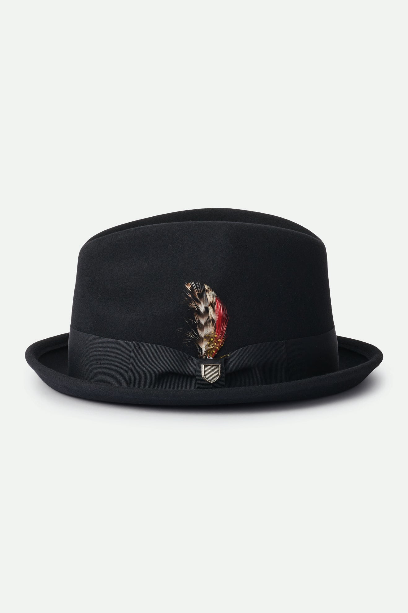 brixton-gain-fedora-hut-schwarz-wollfilz image 3