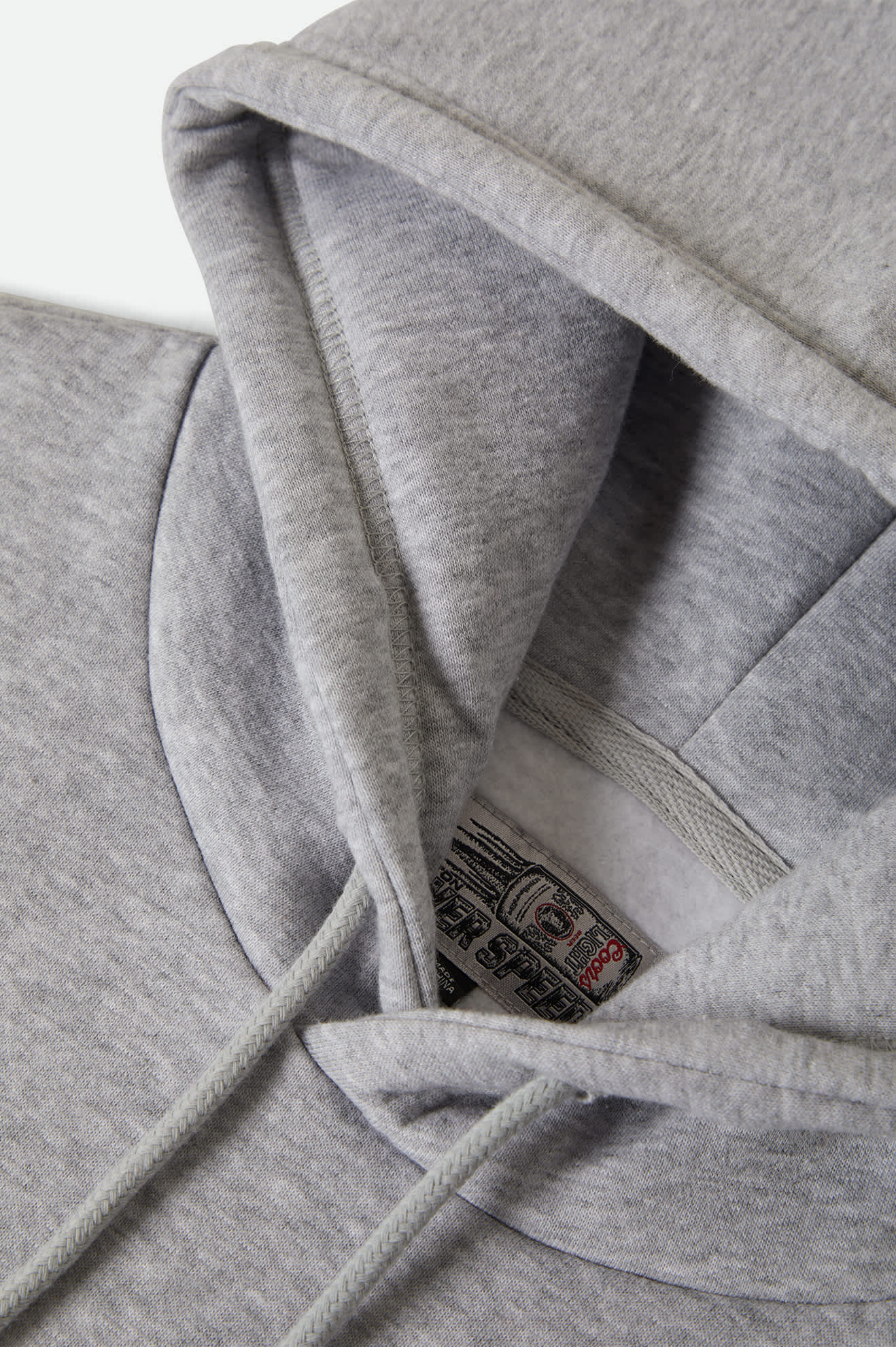 brixton-coors-light-silver-speed-hoodie-heather-grey image 2