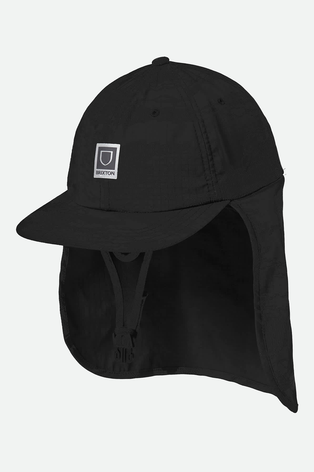 brixton-journey-water-hat-surf-cap-schwarz-nylon-stretch image 3