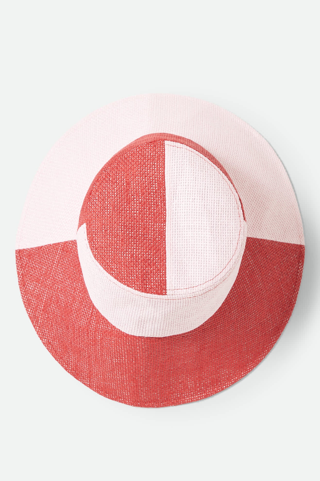 brixton-harmony-bucket-hat-silber-pink-strohhut-packbar image 7