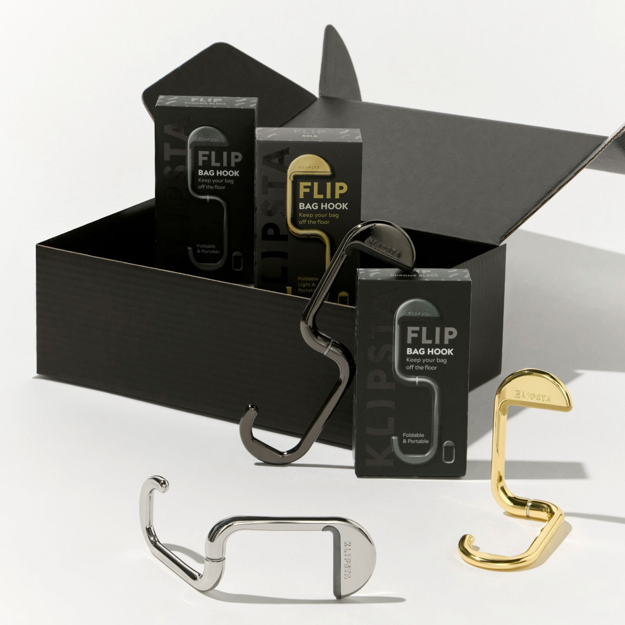 klipsta-flip-taschenhaken-geschenkset-3er-mit-box image 1