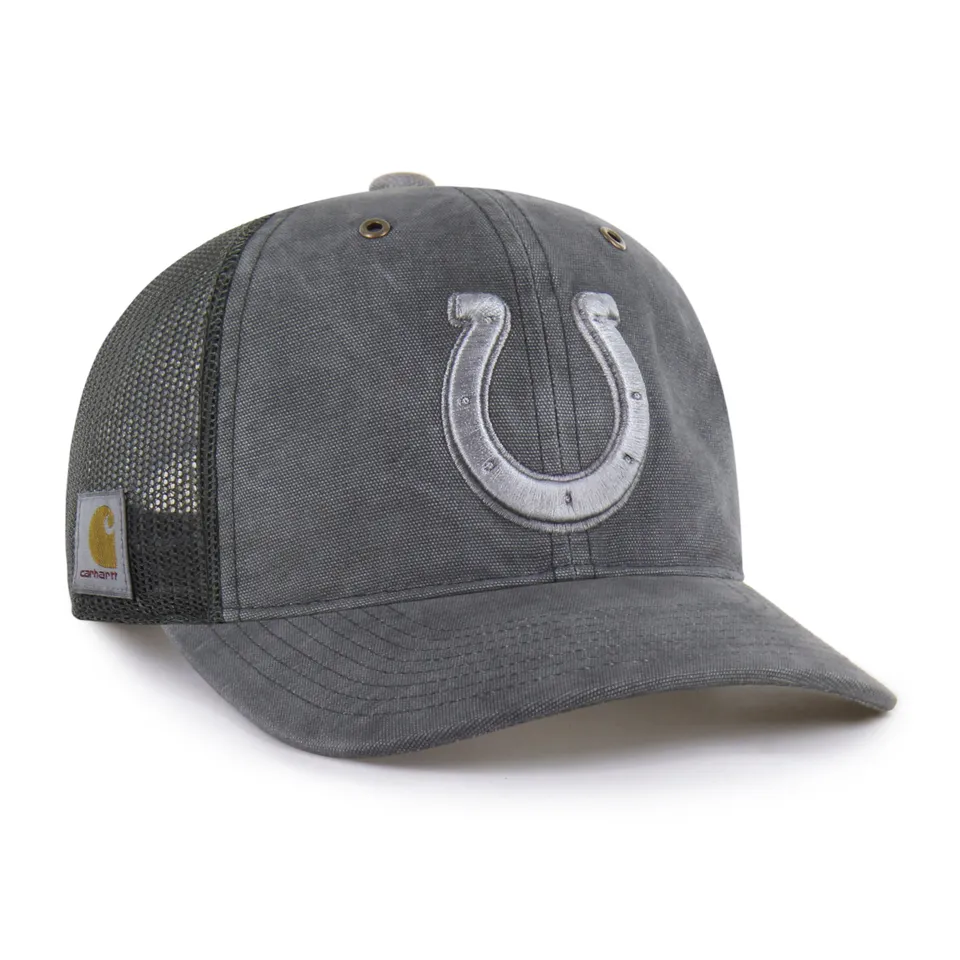 47-brand-indianapolis-colts-carhartt-trucker-cap-schwarz-snapback image 1