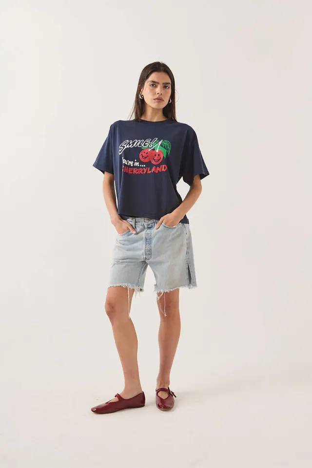 brixton-cherryland-boxy-cropped-crew-washed-navy image 1