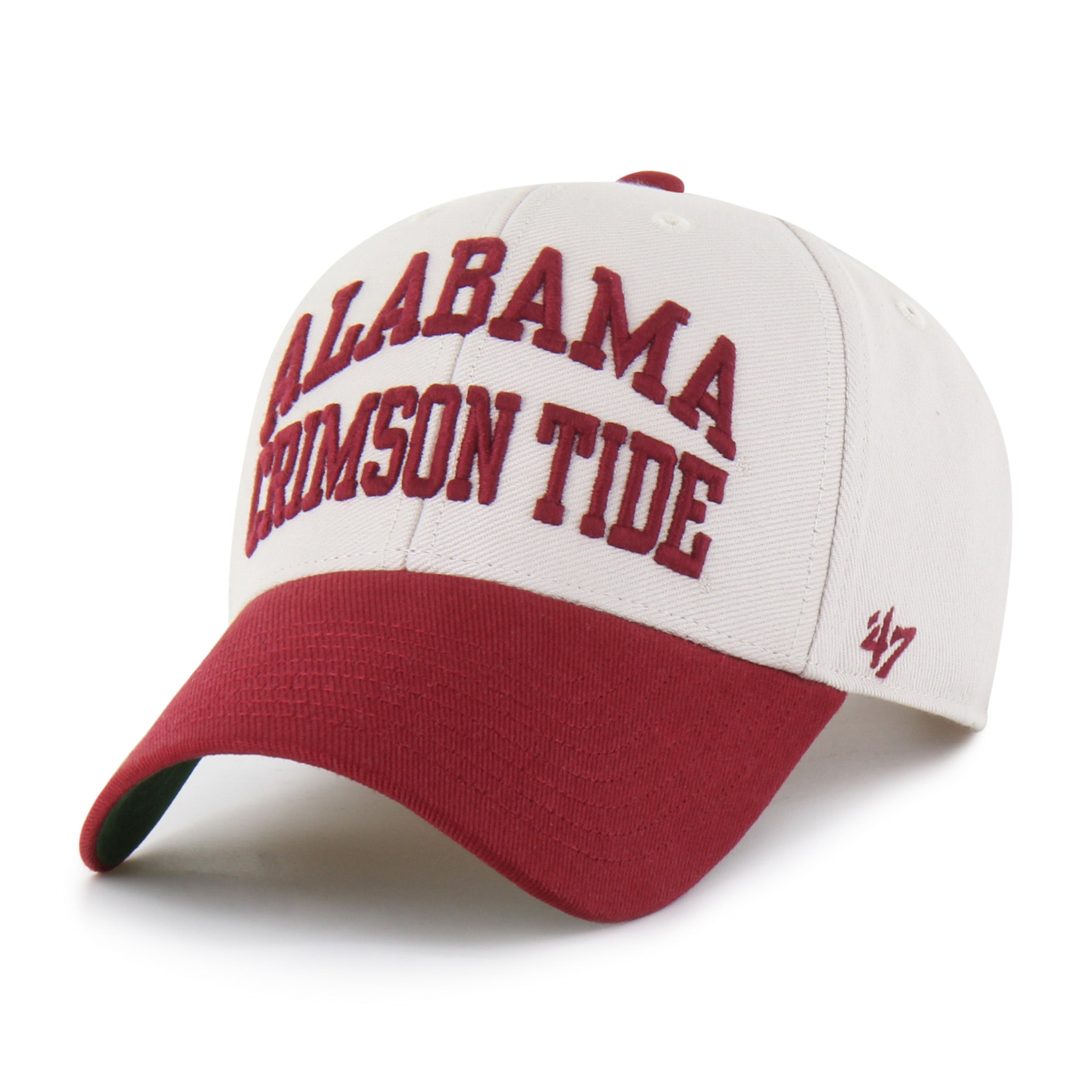 47-brand-mvp-alabama-crimson-tide-cap-bone image 1