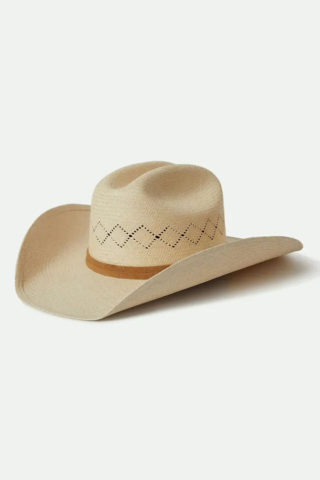 brixton-laredo-panama-cowboyhut-catalina-sand-stroh image 1