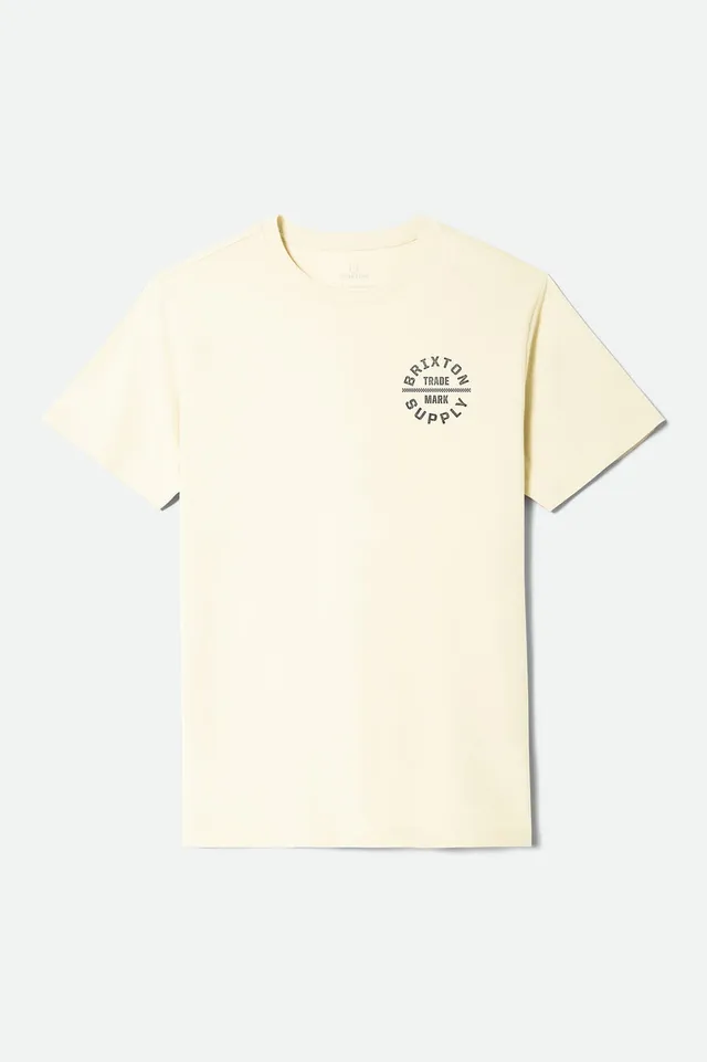 brixton-oath-v-t-shirt-creme-schwarz-baumwolle image 1