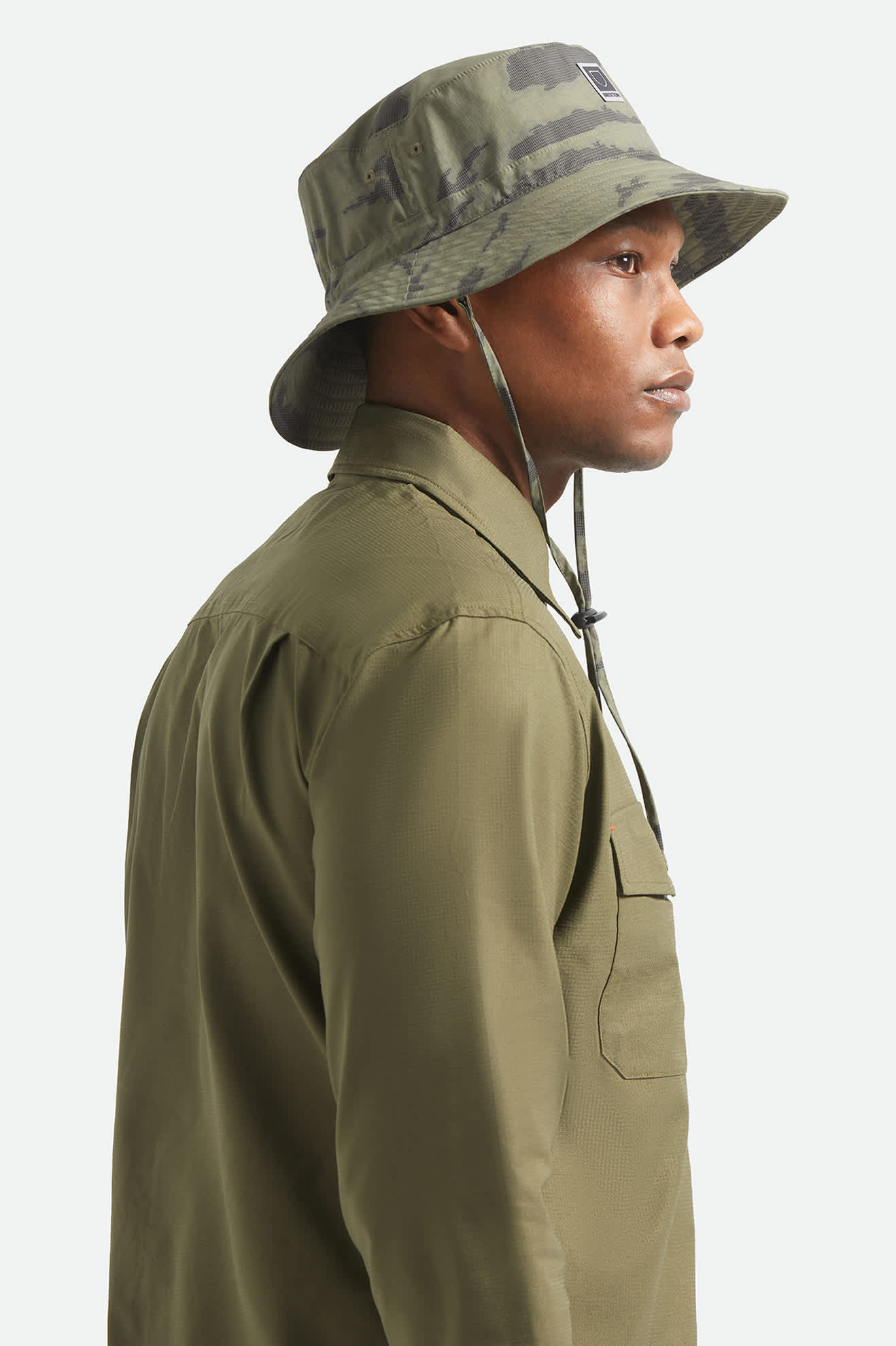 brixton-journey-boonie-hut-olive-tiger-camo-schwimmf-hig image 3