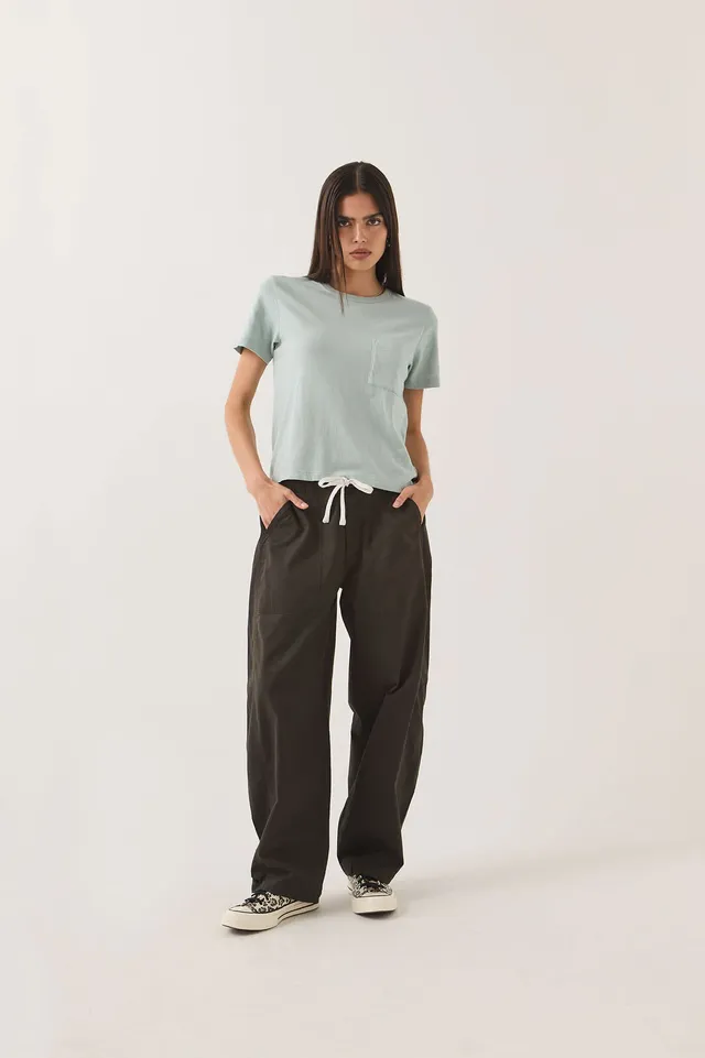 brixton-carefree-perfect-t-shirt-sea-grass-bio image 1