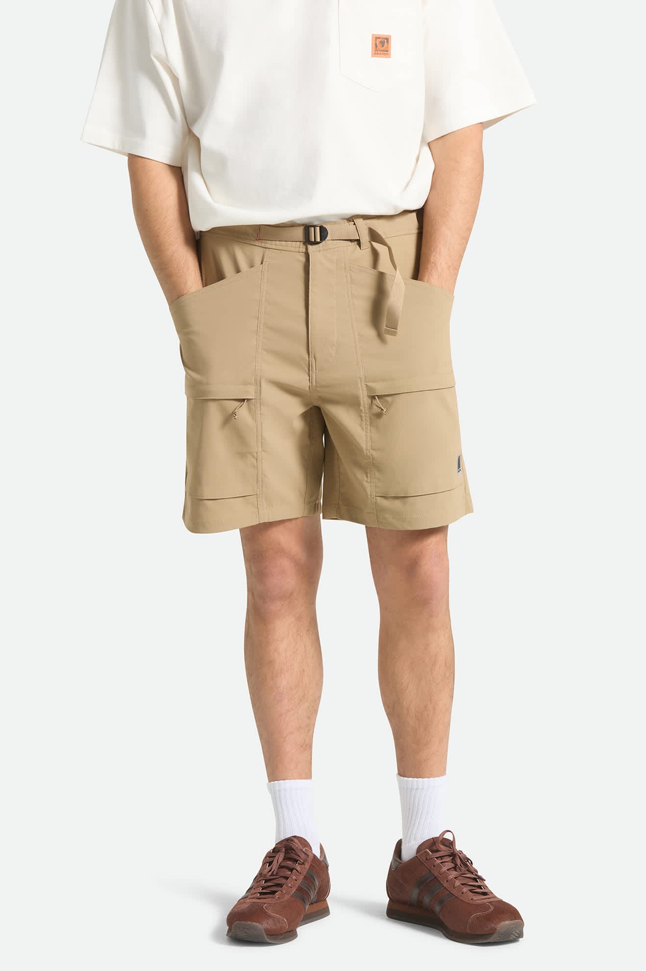 brixton-journey-utility-short-khaki-ripstop-kurze-hose image 2
