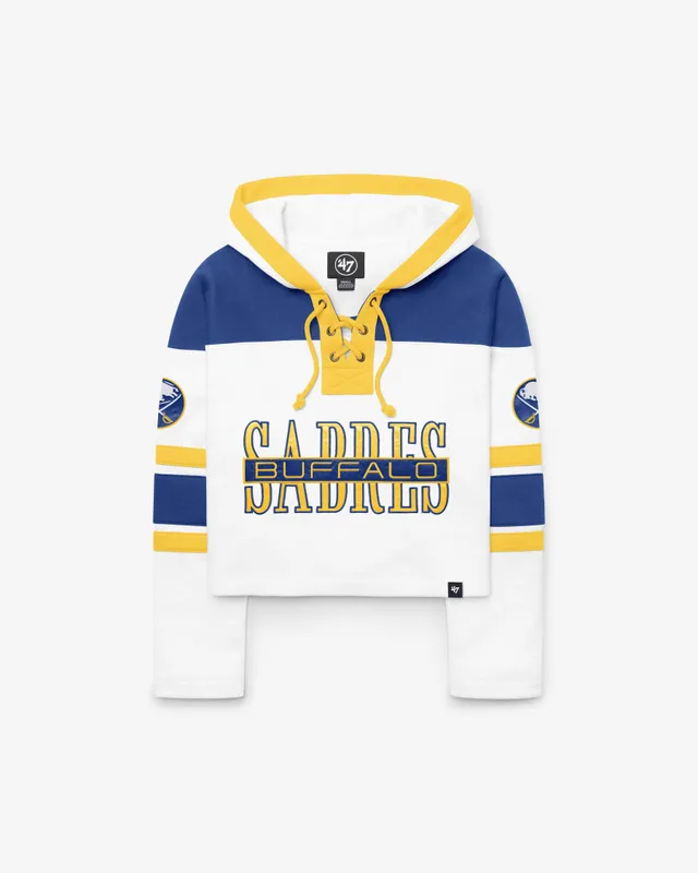 47-brand-lacer-hoodie-buffalo-sabres-white-wash-cropped-damen image 1