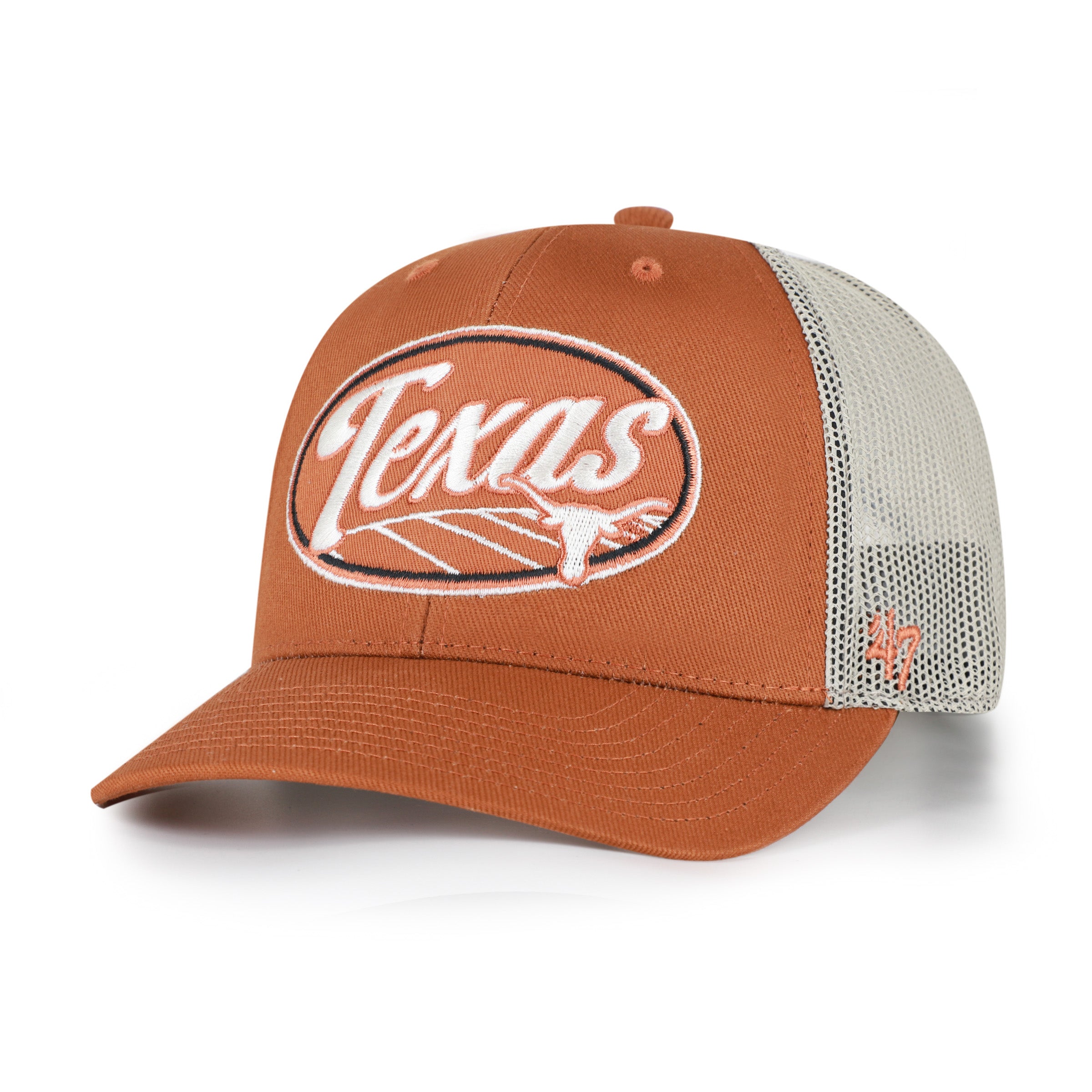 47-brand-trucker-texas-longhorns-cap-burnt-orange-snapback image 1