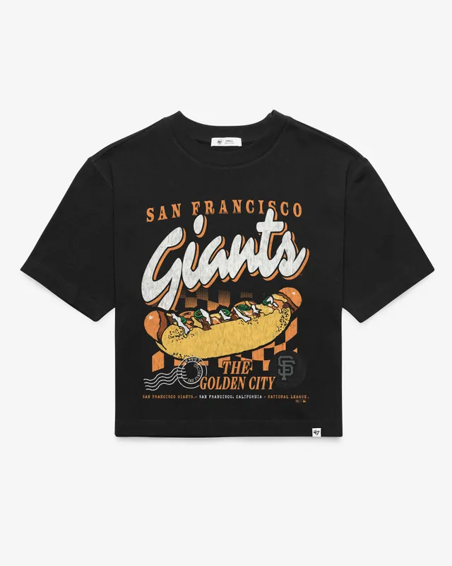 47-reed-city-giants-bite-zone-tee-damen-schwarz-cropped image 1