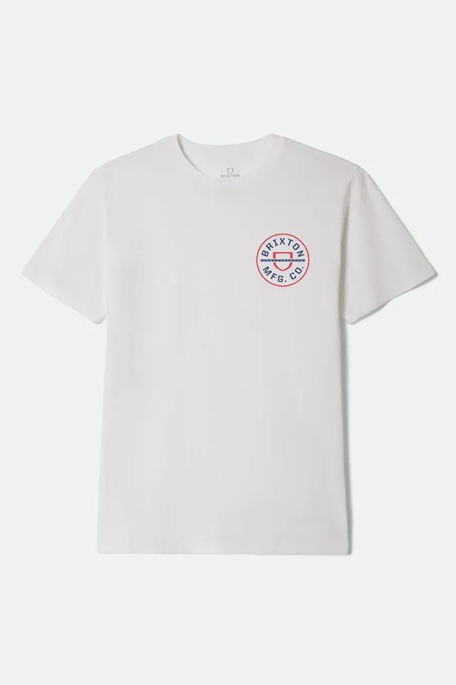 brixton-crest-starline-t-shirt-wei-herren-mit-print image 1