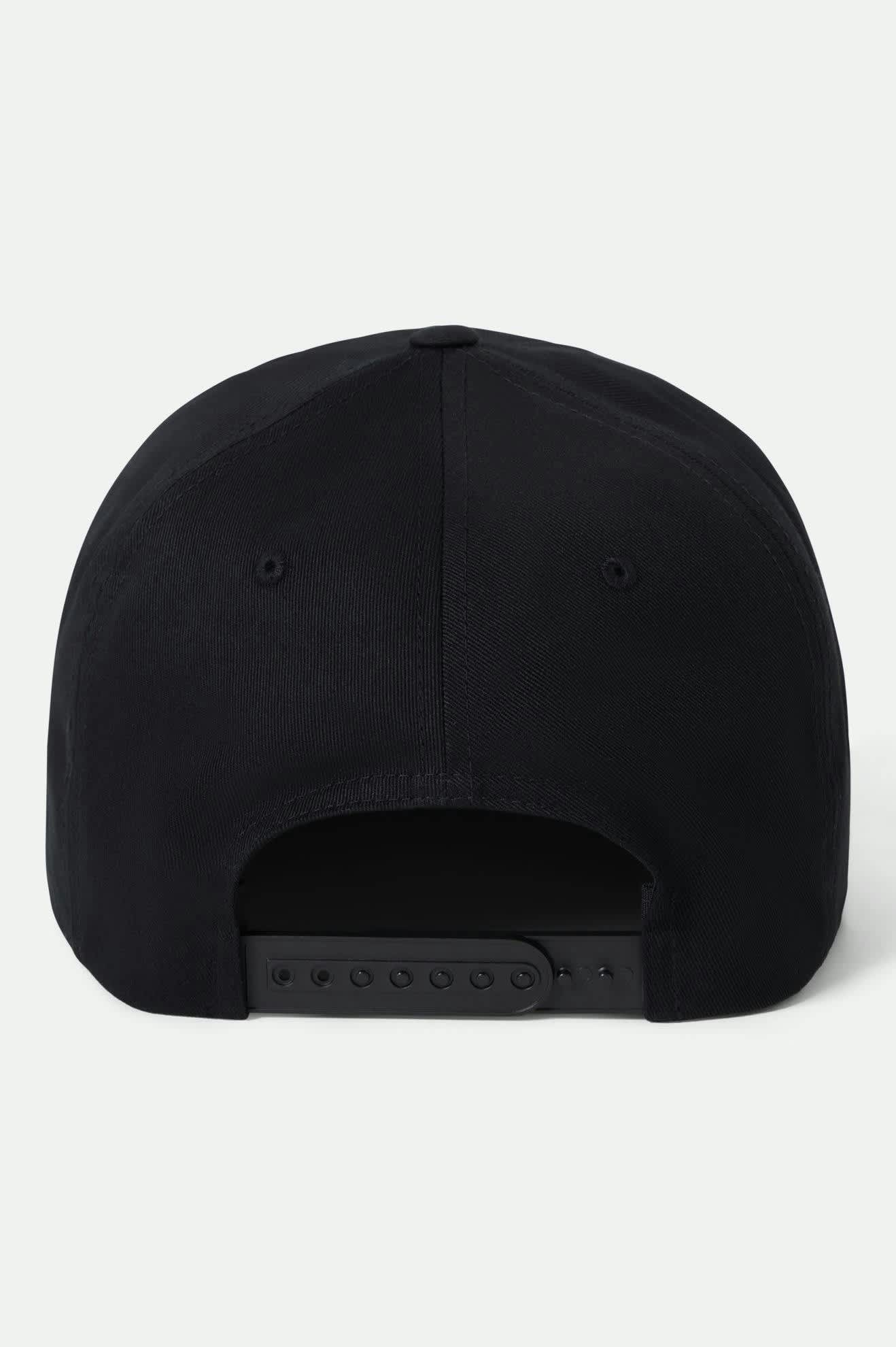 brixton-waller-snapback-black-5-panel-cap-baumwolle image 4