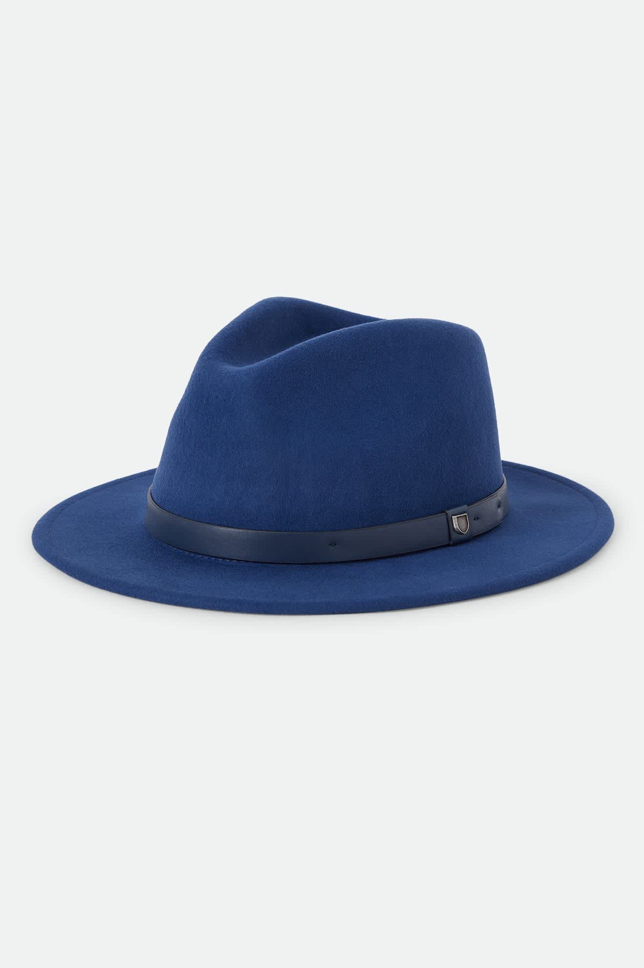 brixton-messer-fedora-classic-navy-wollfilz-hut image 1