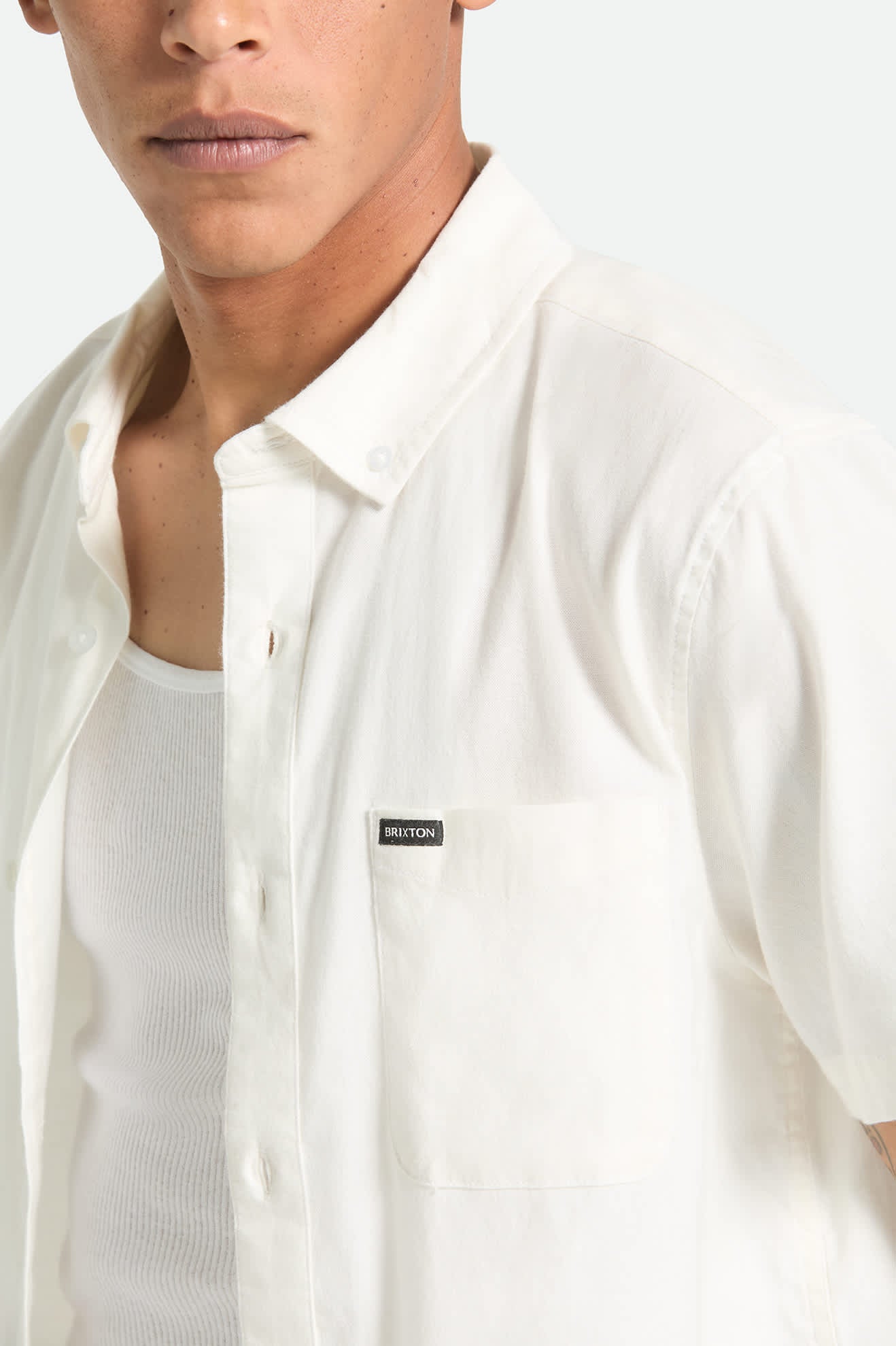 brixton-sanford-oxford-woven-hemd-off-white-herren image 4