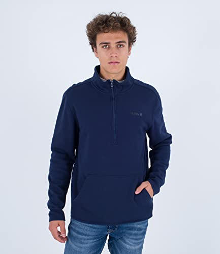 hurley-o-o-track-fleece-sweatshirt-schwarz-gr-m image 5