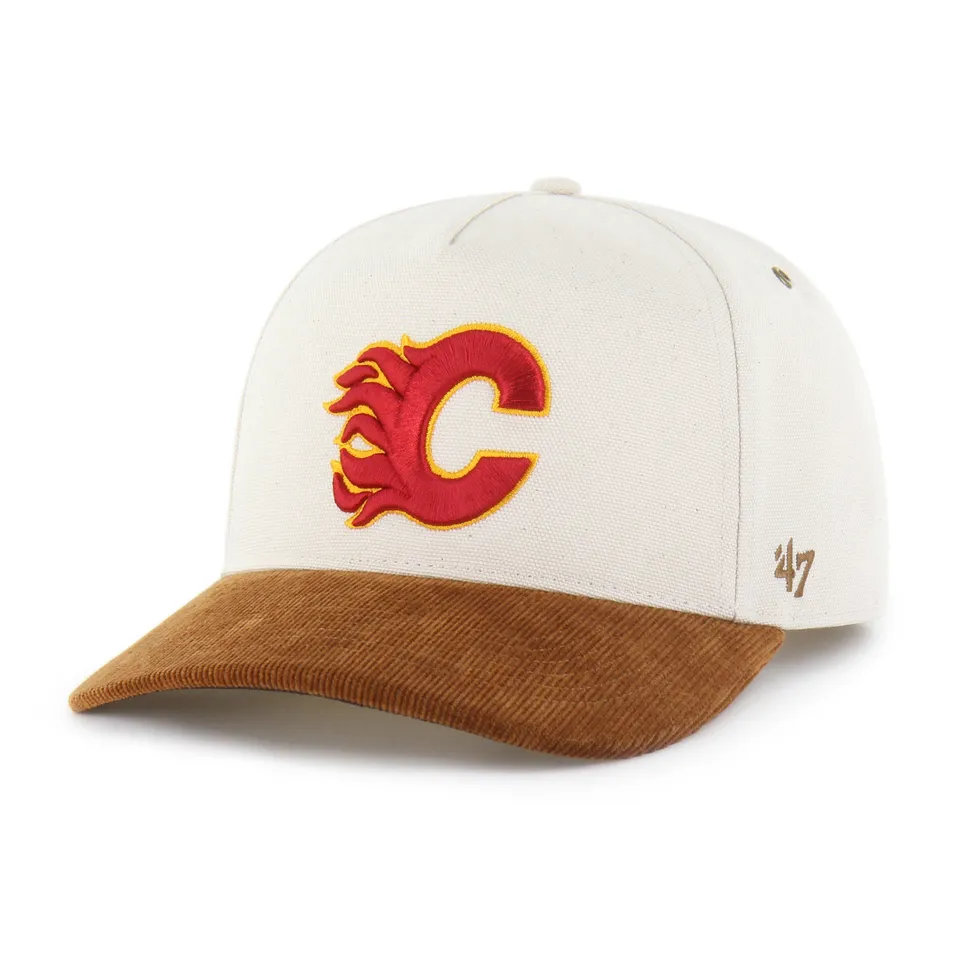 47-hitch-calgary-flames-cap-snapback-natural-osf image 1