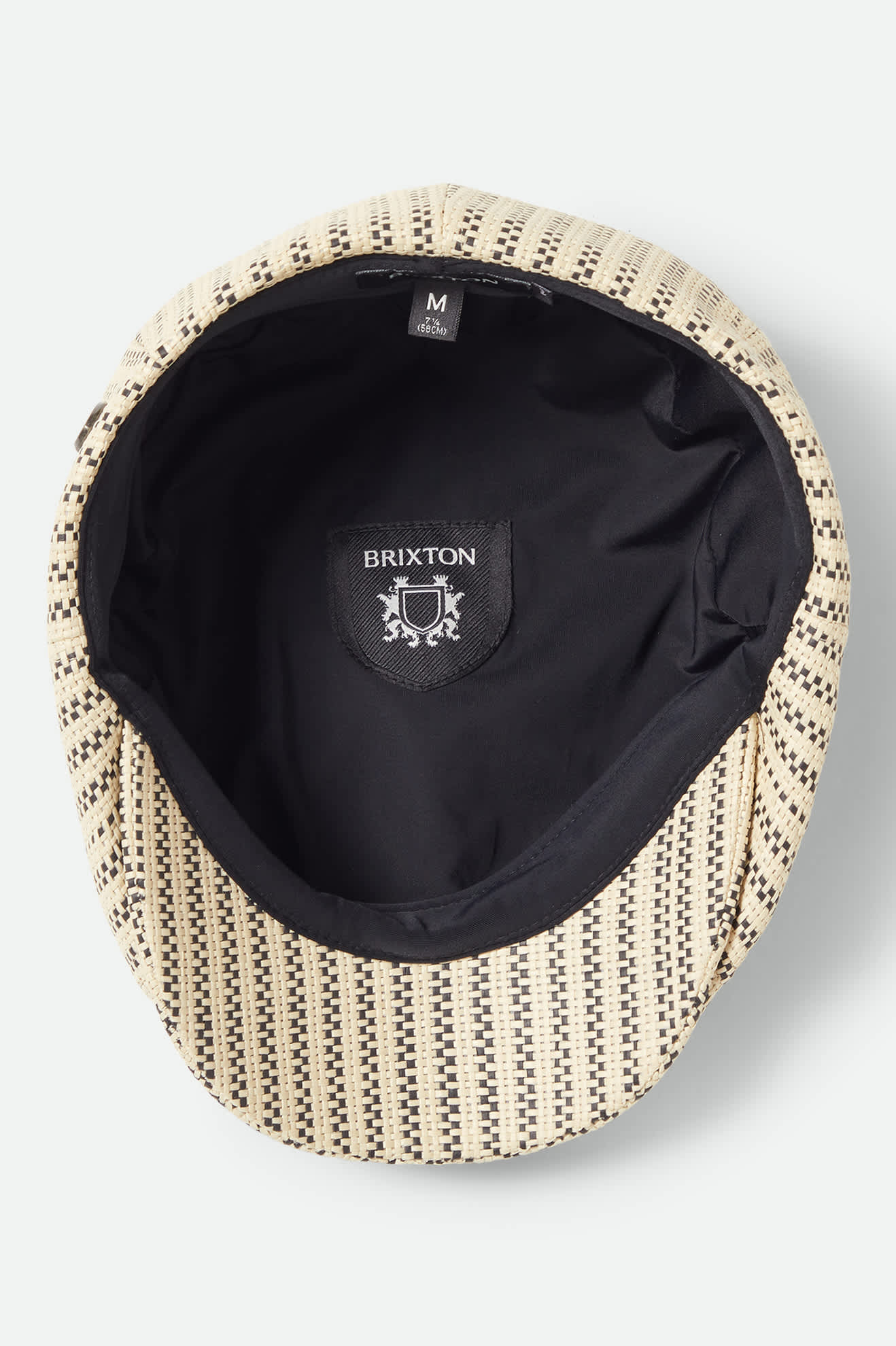 brixton-brood-newsboy-schieberm-tze-natural-black-stroh image 6