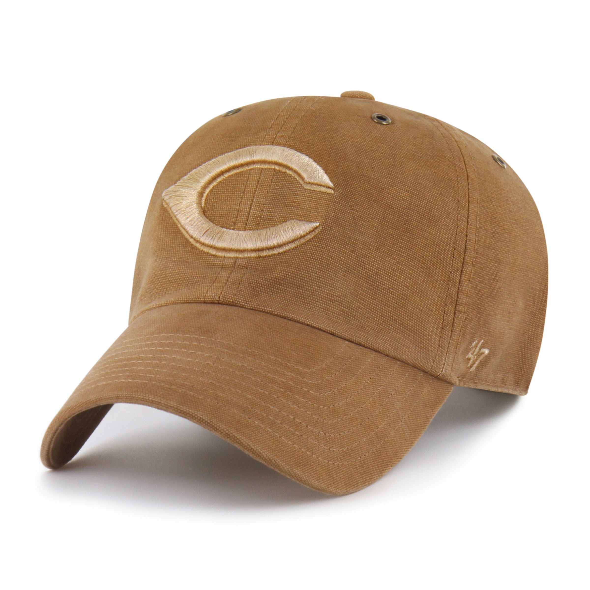 47-brand-cincinnati-reds-carhartt-clean-up-cap-braun-osfm image 4