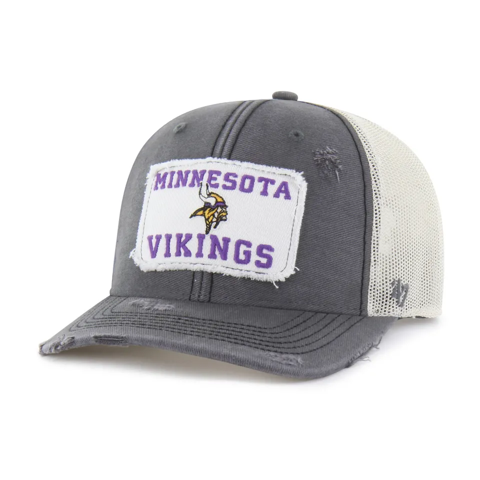 47-brand-egremont-strap-trucker-cap-minnesota-vikings-coal image 1
