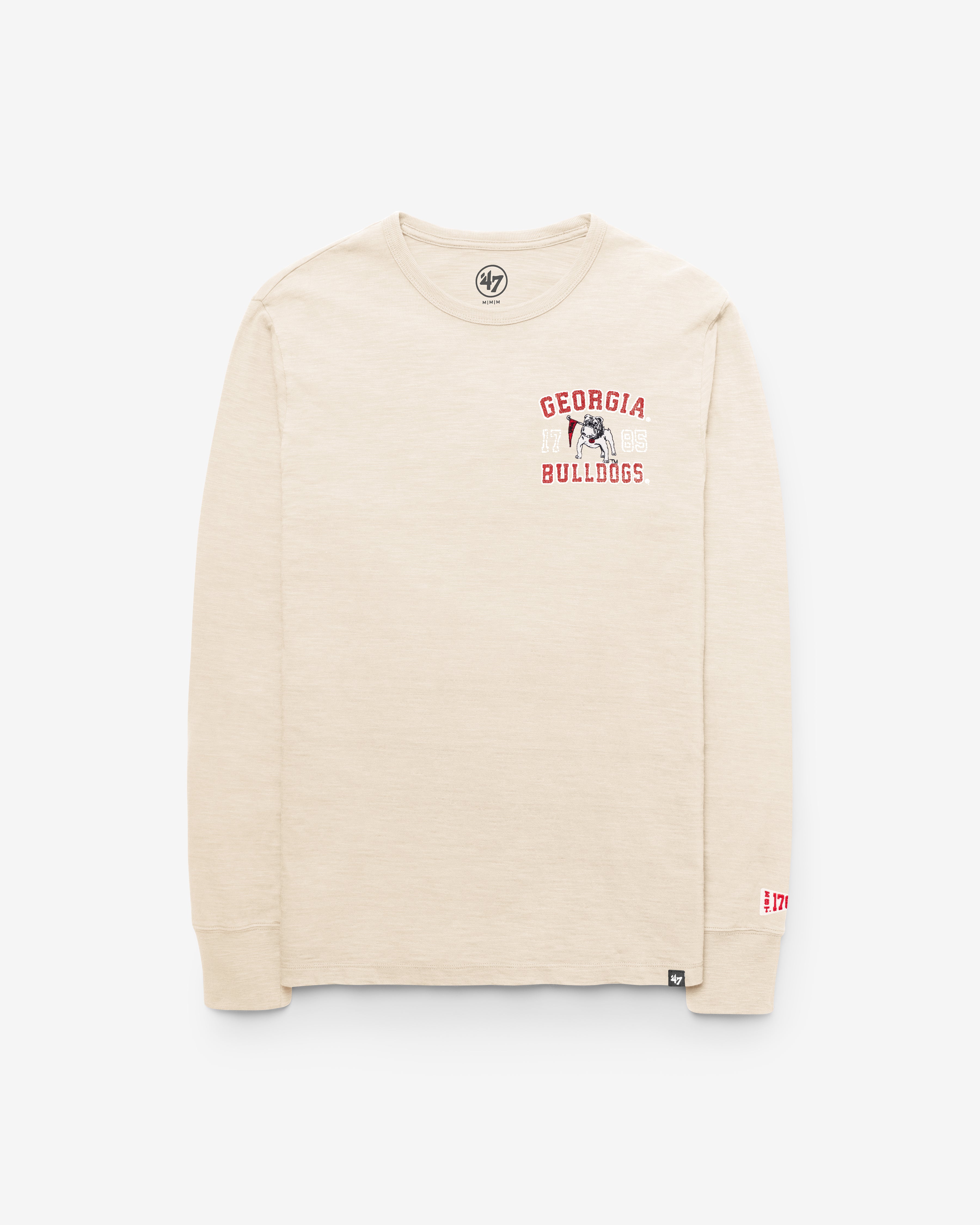 47-brand-georgia-bulldogs-longsleeve-mojave-vintage-slub image 1
