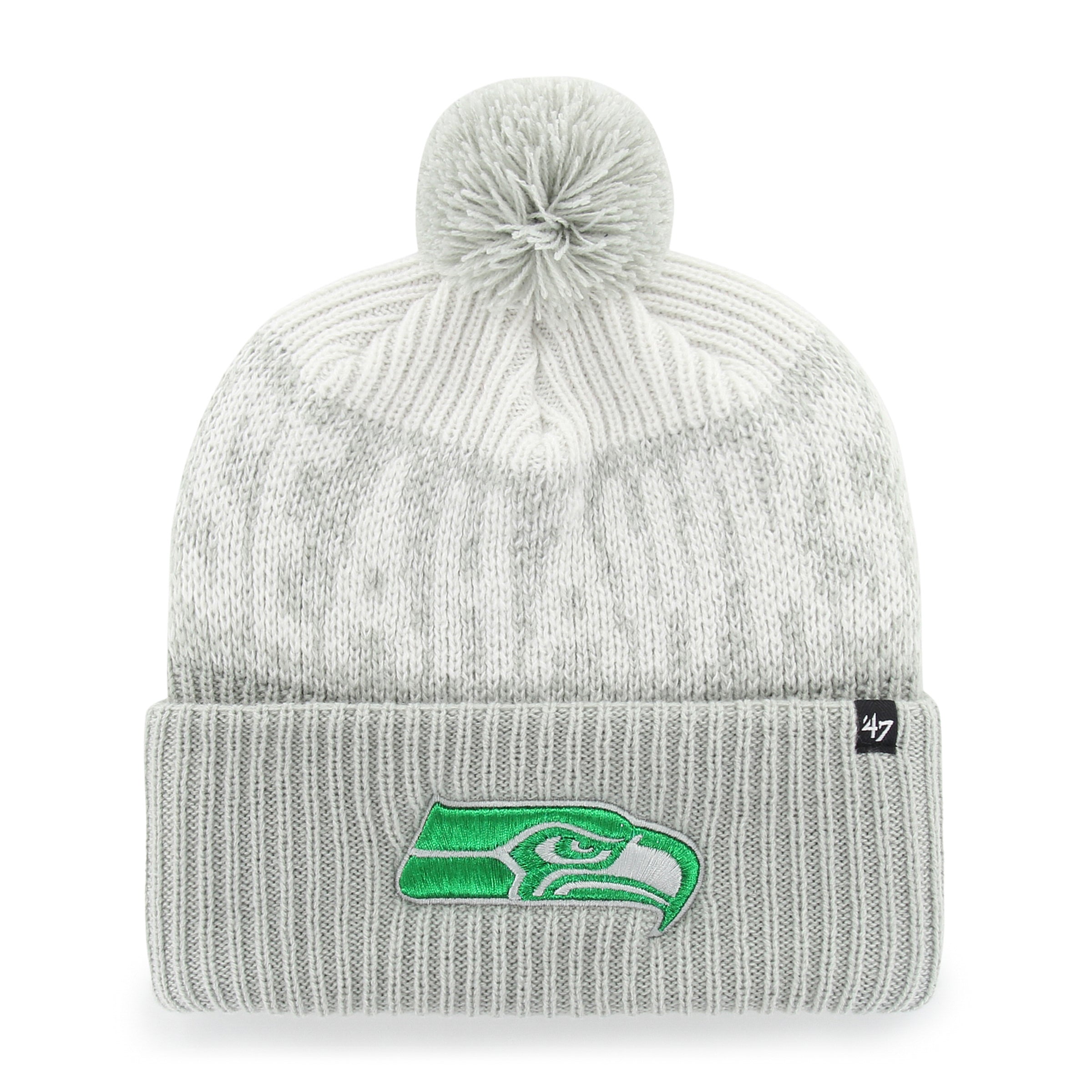 47-cuff-knit-seahawks-bone-chill-beanie-grau image 1