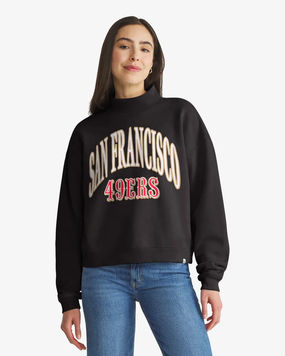 47-vantage-san-francisco-49ers-sweatshirt-schwarz-damen image 1