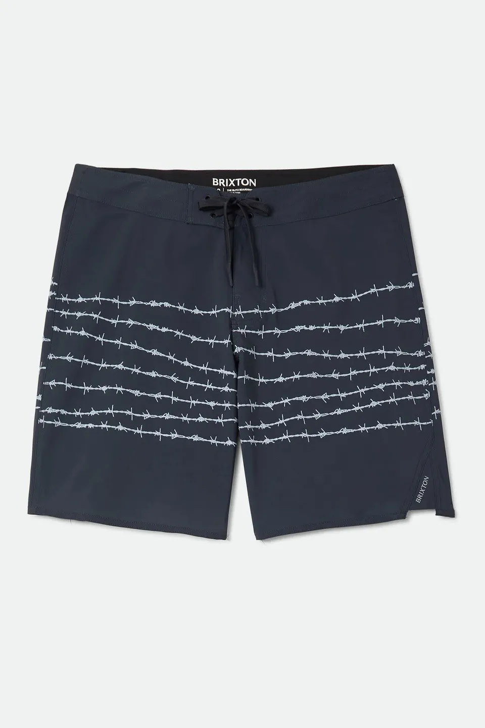 brixton-blitz-boardshort-19-schwarz-barb-wire image 1
