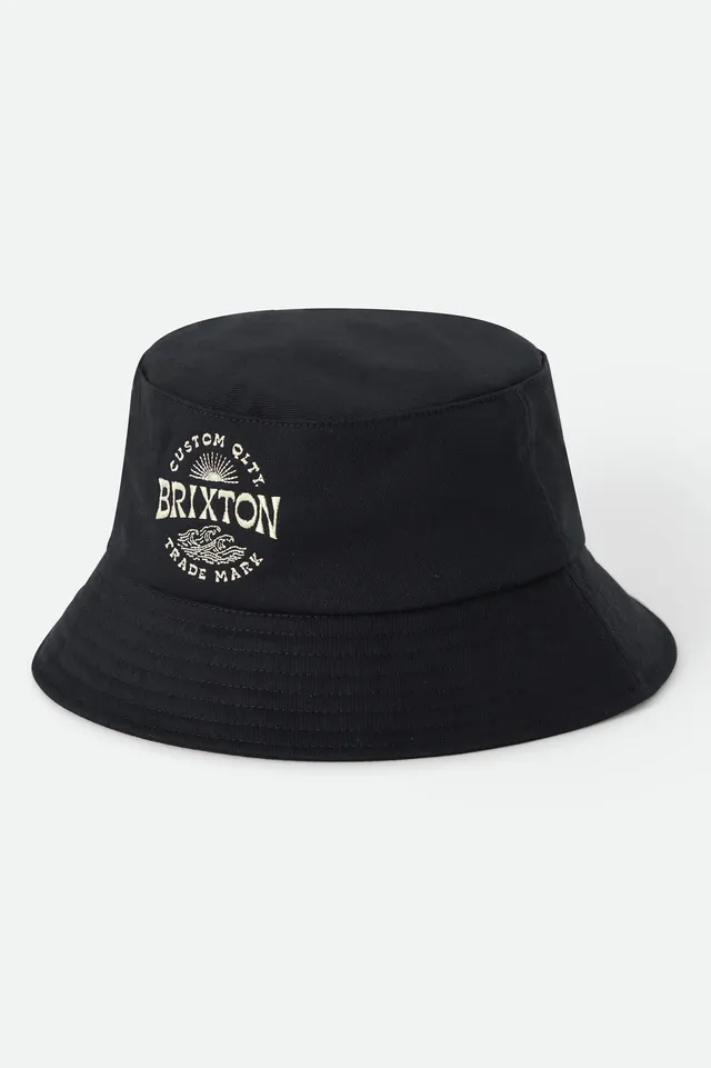 brixton-current-bucket-hat-fischerhut-schwarz-packable image 1