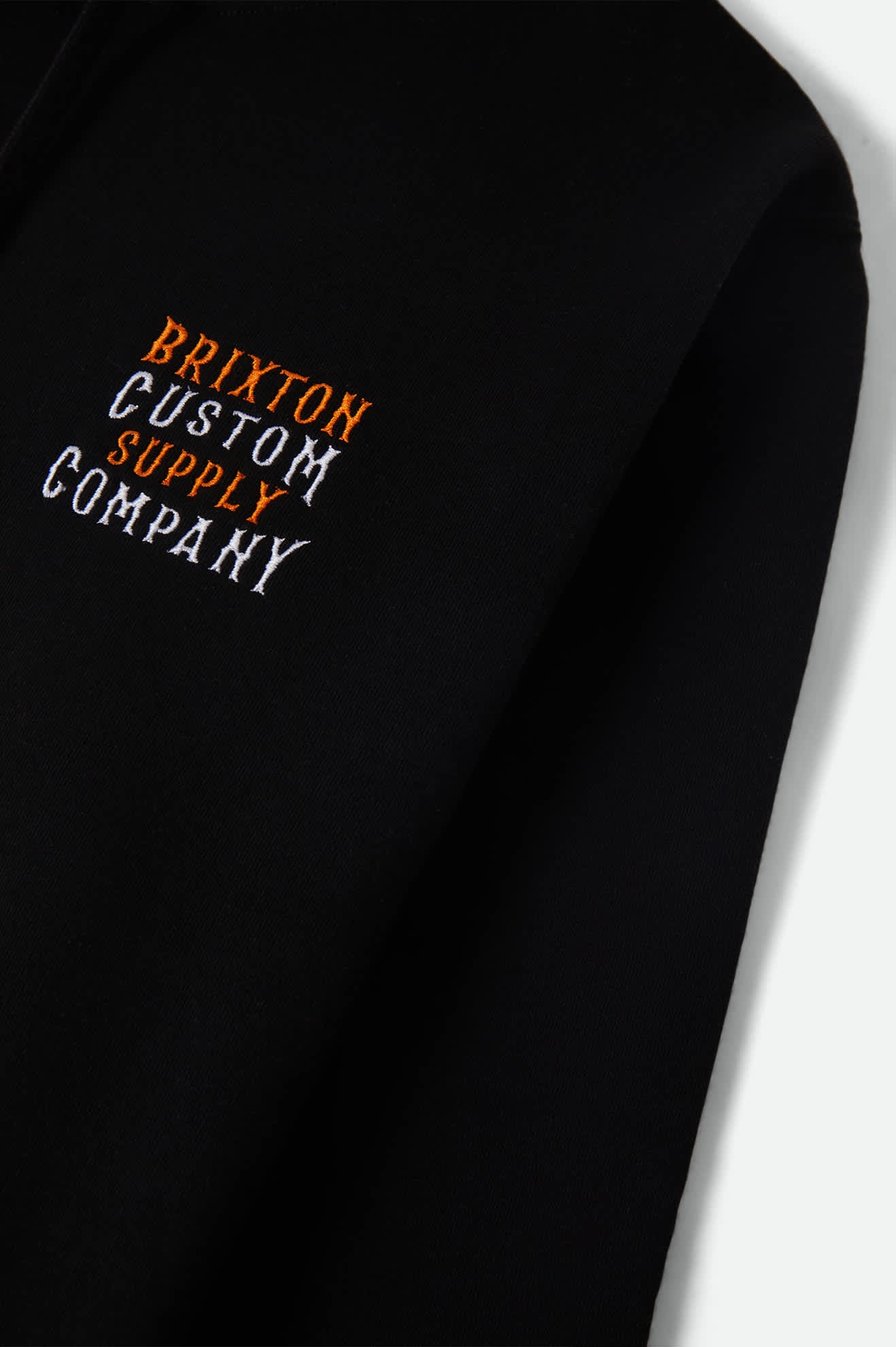 brixton-wheaton-hoodie-kapuzenpullover-schwarz-baumwolle image 3