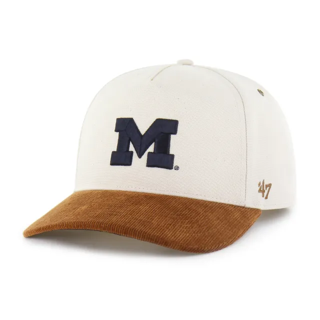 47-hitch-michigan-wolverines-carhartt-snapback-cap-natural image 1