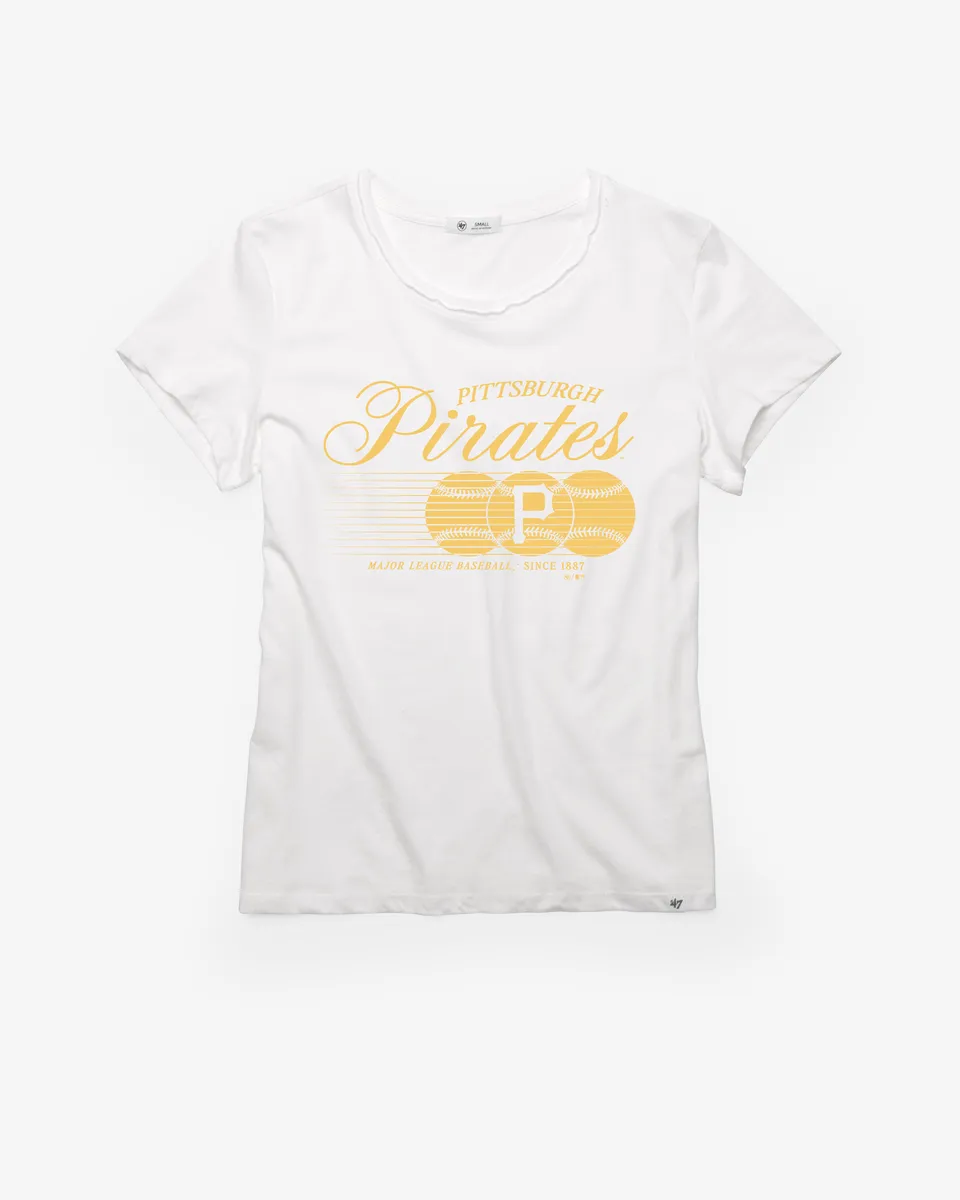 47-foundation-pittsburgh-pirates-speed-throw-t-shirt-damen-weiss image 1