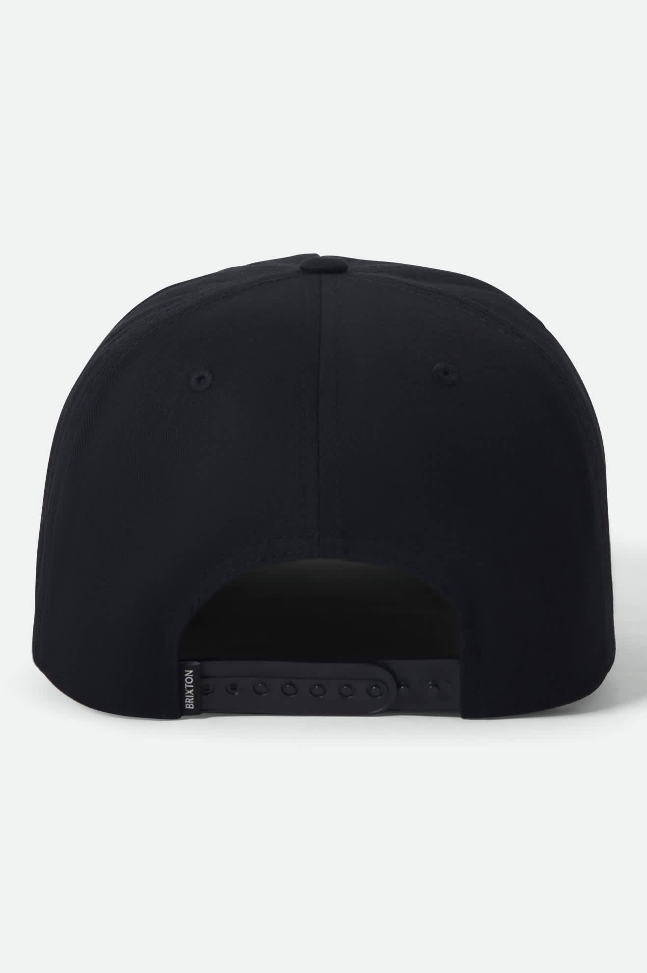 brixton-beekman-snapback-cap-schwarz-baumwolle-flat-bill image 2