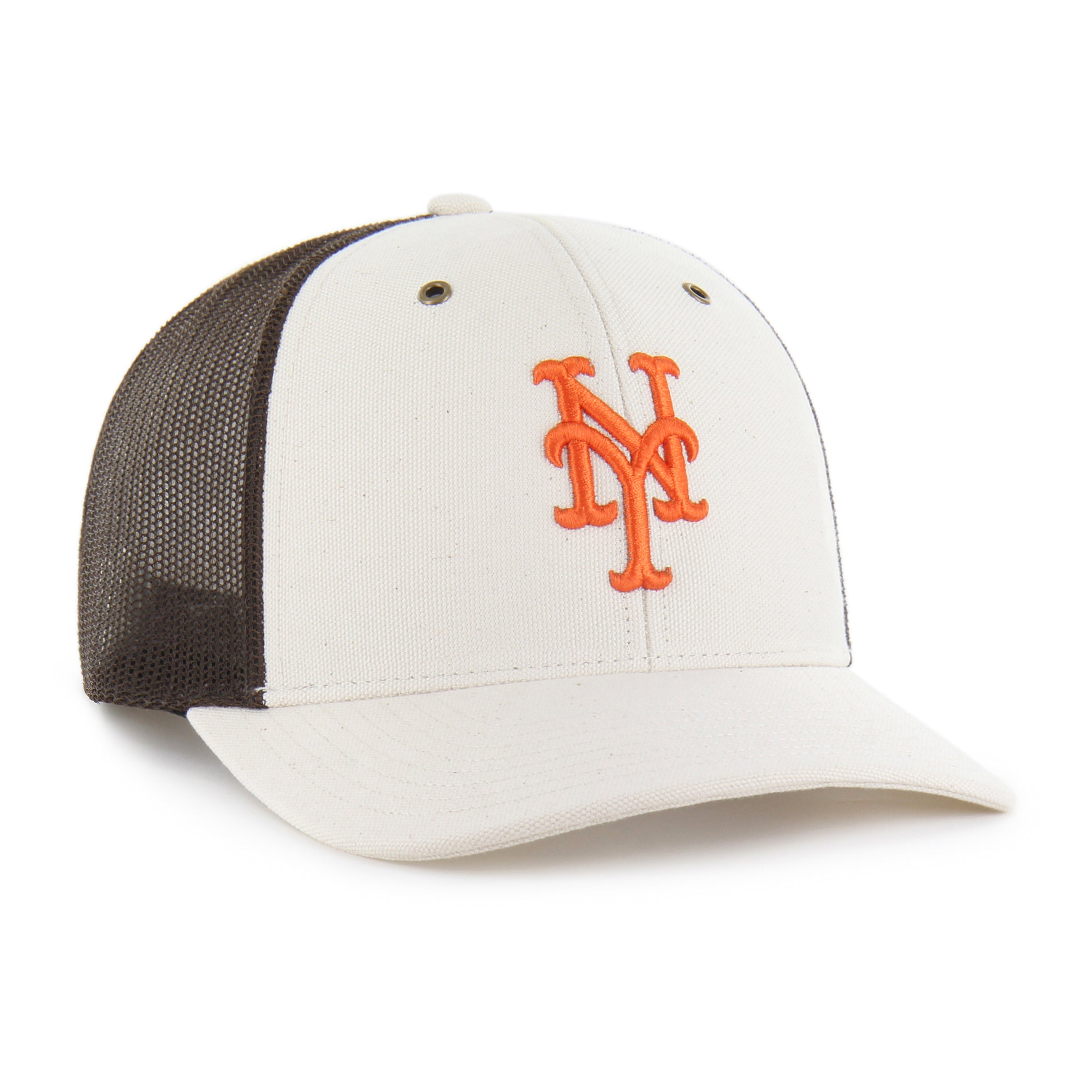 47-brand-47-trucker-new-york-mets-cap-natural-snapback image 4