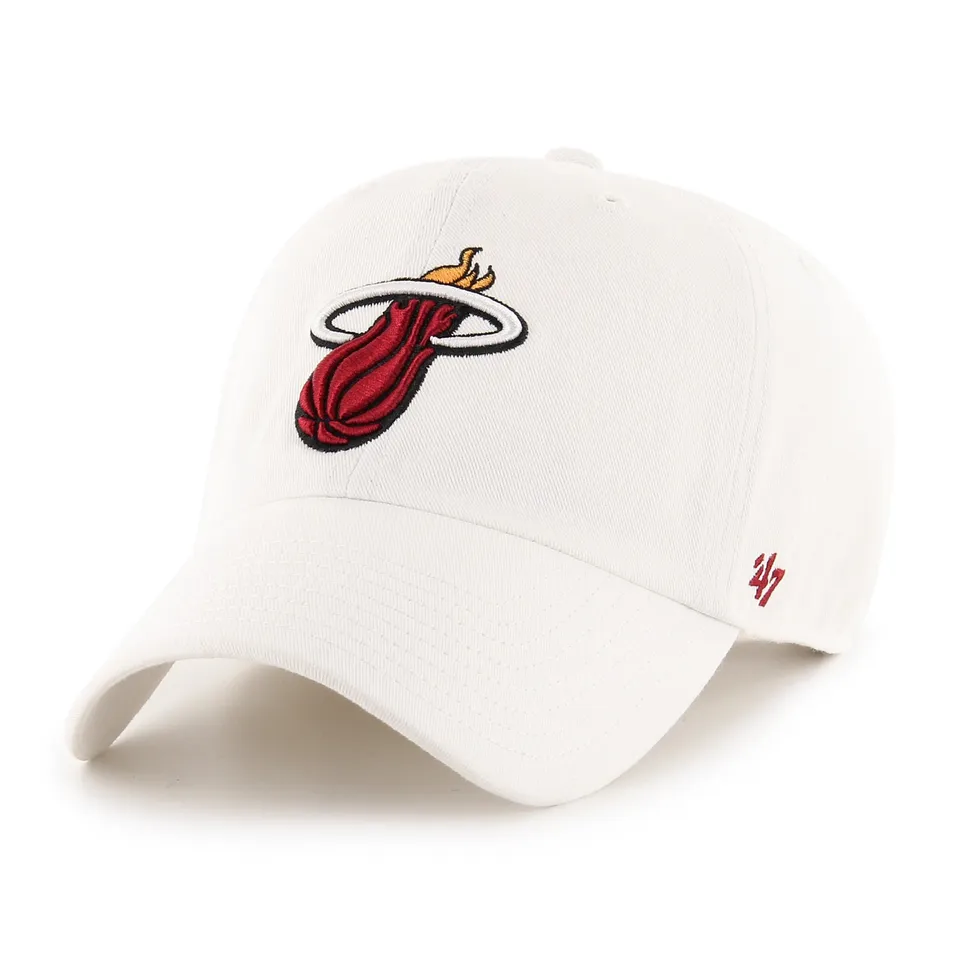 47-clean-up-miami-heat-cap-white-verstellbar image 1