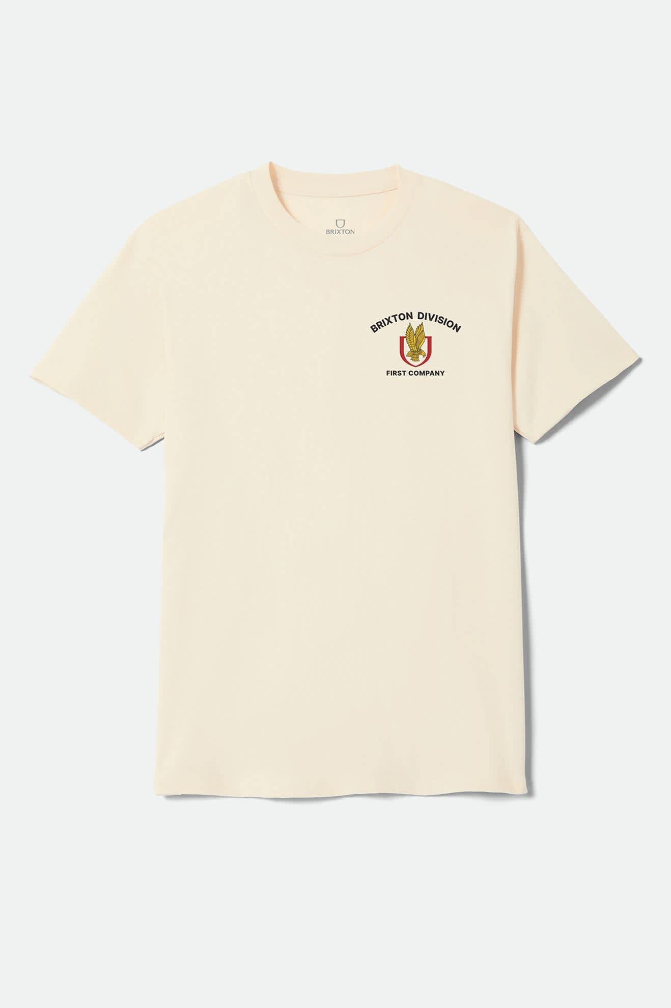 brixton-covall-standard-t-shirt-cream-print image 1