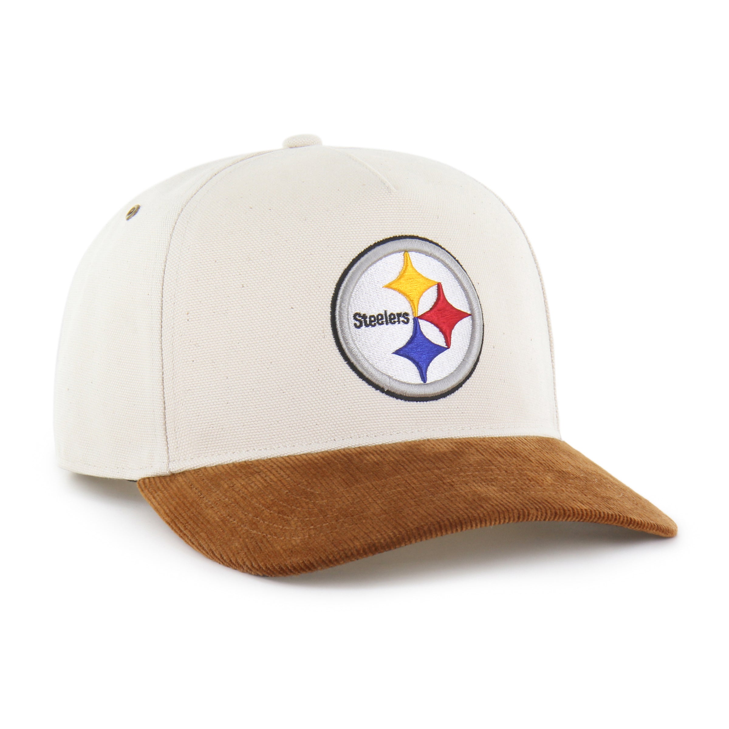 47-hitch-pittsburgh-steelers-cap-natural-snapback image 4