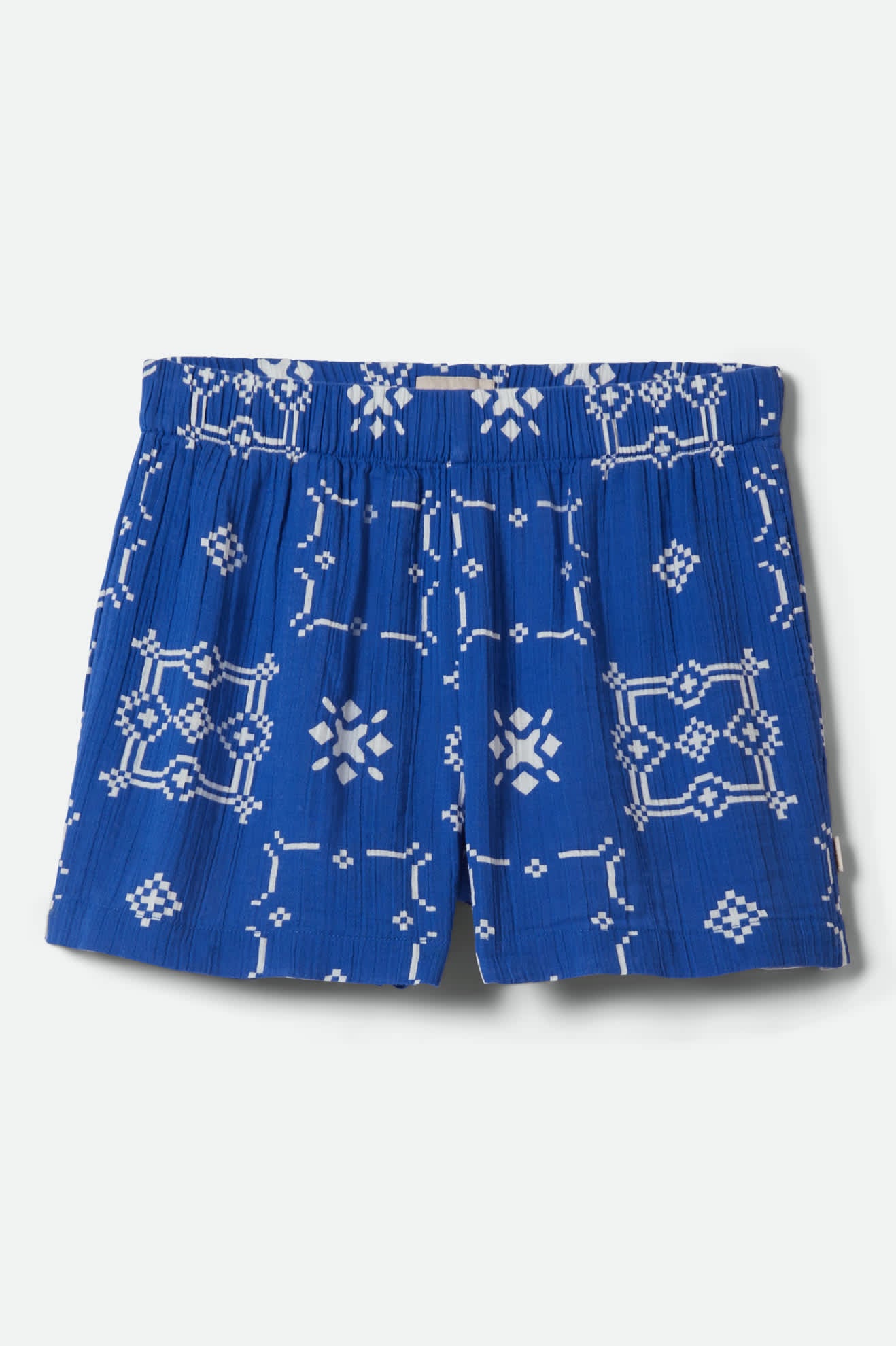 brixton-tile-short-shorts-sunrise-blue-tile-print image 2