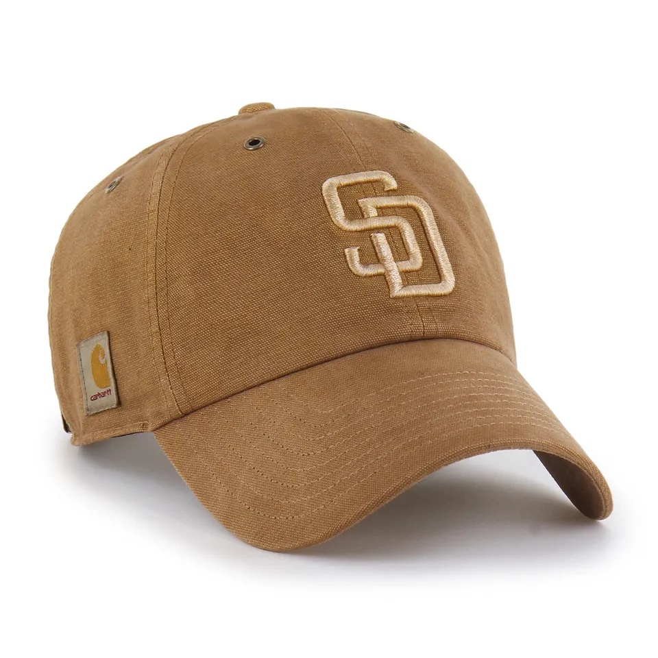 47-clean-up-san-diego-padres-cap-braun-carhartt-canvas image 1