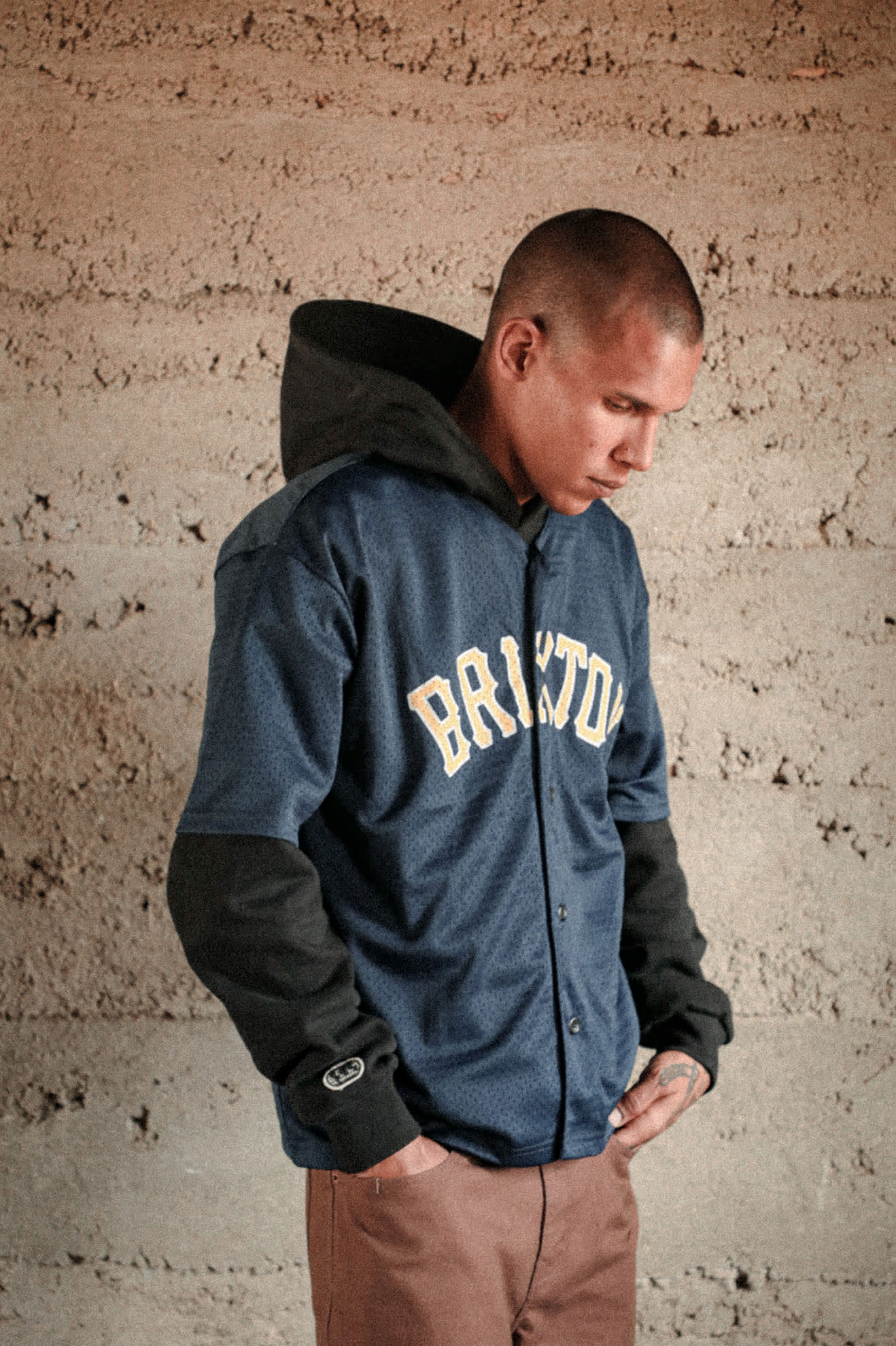 brixton-mesh-baseball-jersey-washed-navy-polyester-xxl image 7