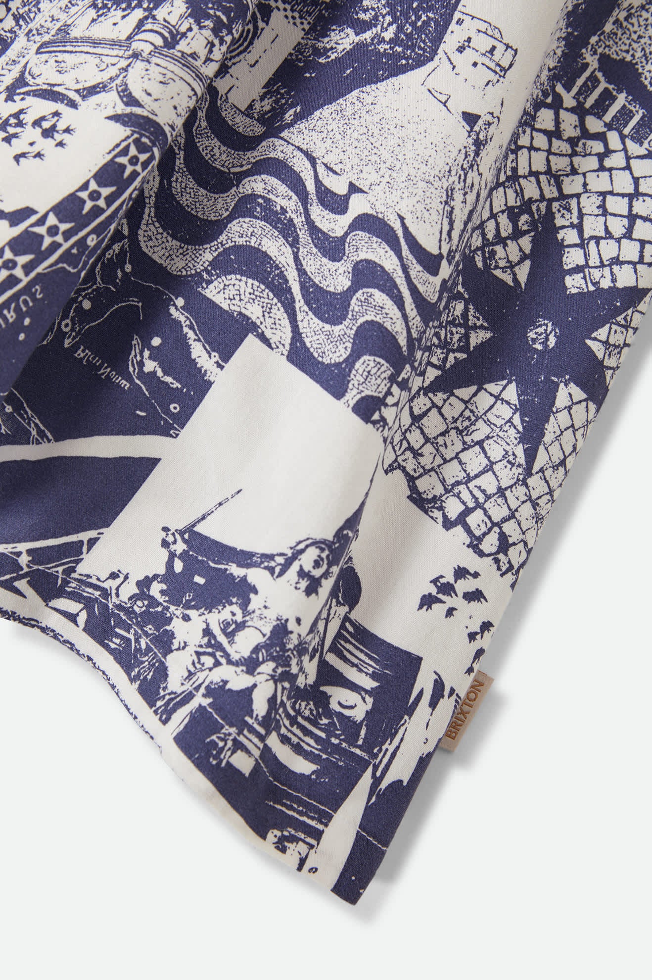 brixton-bells-kleid-navy-white-collage-viskose image 8